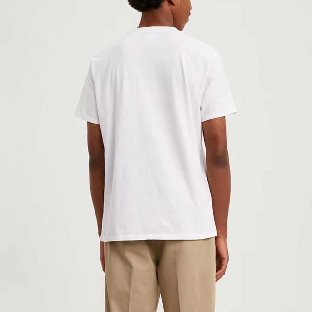 White - Levis - Original Housemark Mens T-Shirt - 2