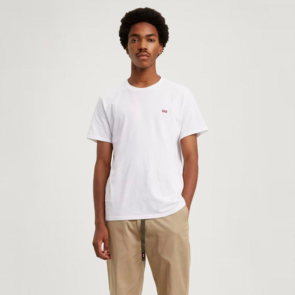 White - Levis - Original Housemark Mens T-Shirt - 4