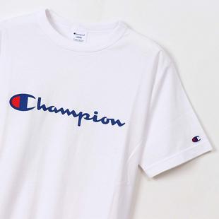 WHITE - Champion - Script Mens T Shirt - 2