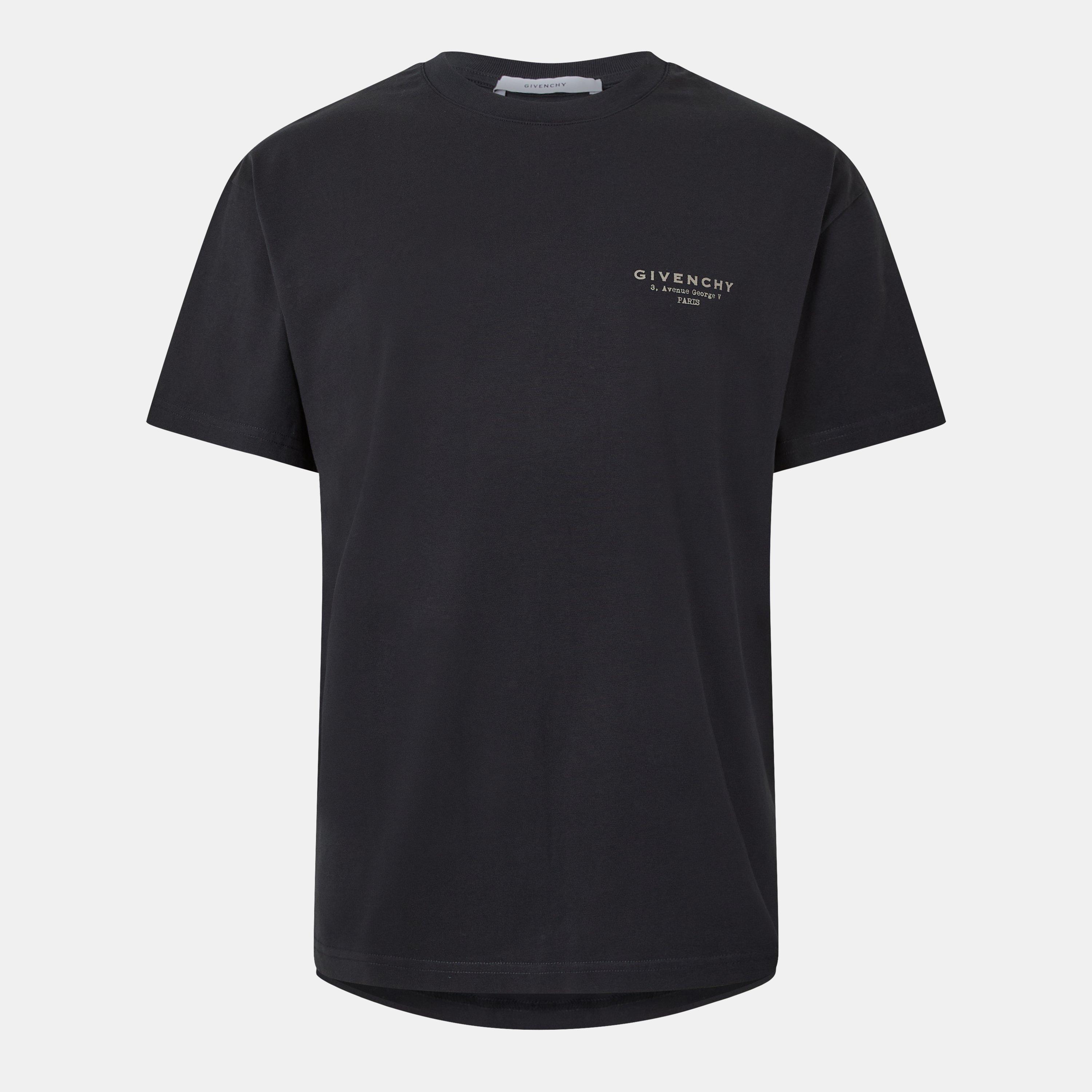 GIVENCHY Stamp Print T-Shirt - Black - Large