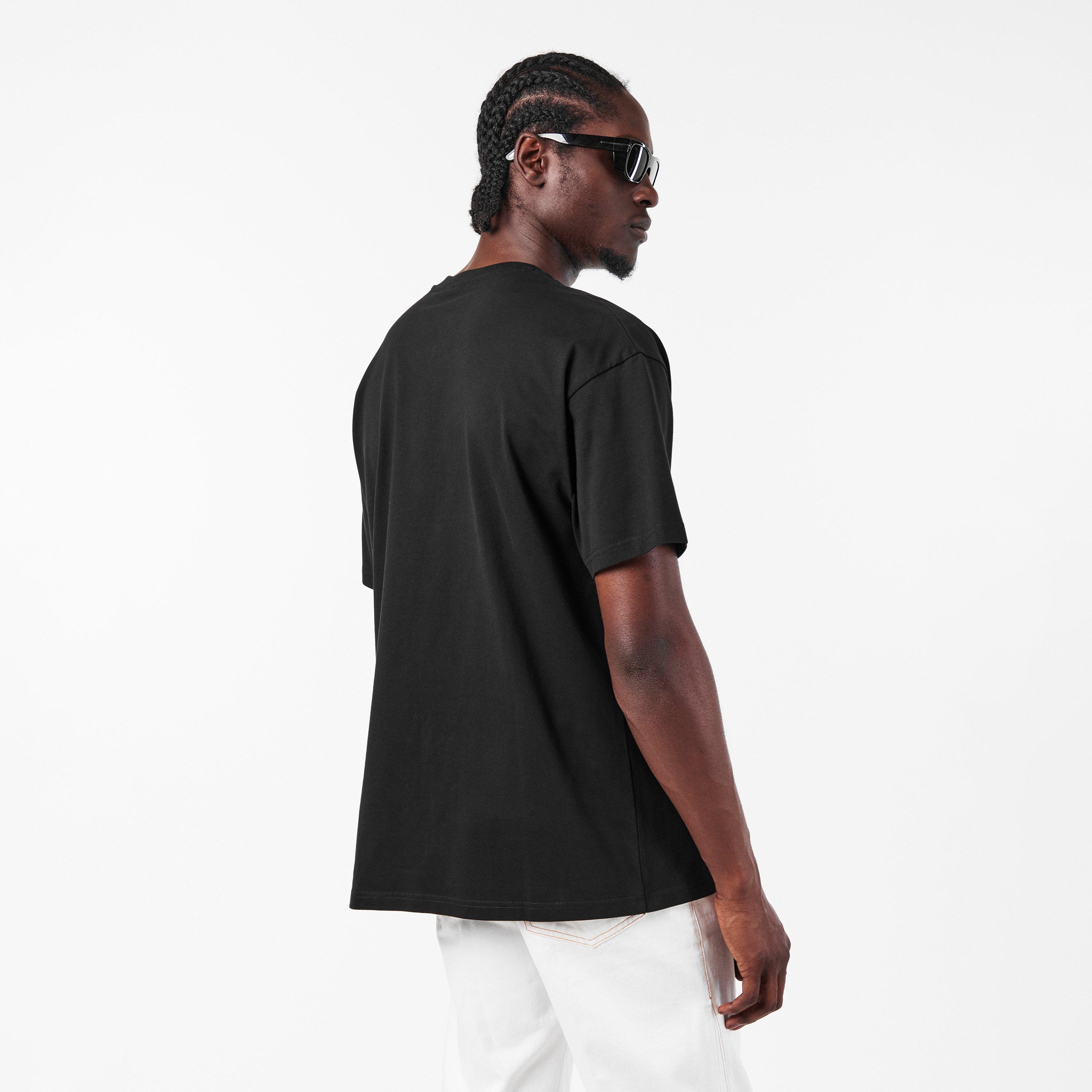 Black - GIVENCHY - Stamp Print T-Shirt - 4