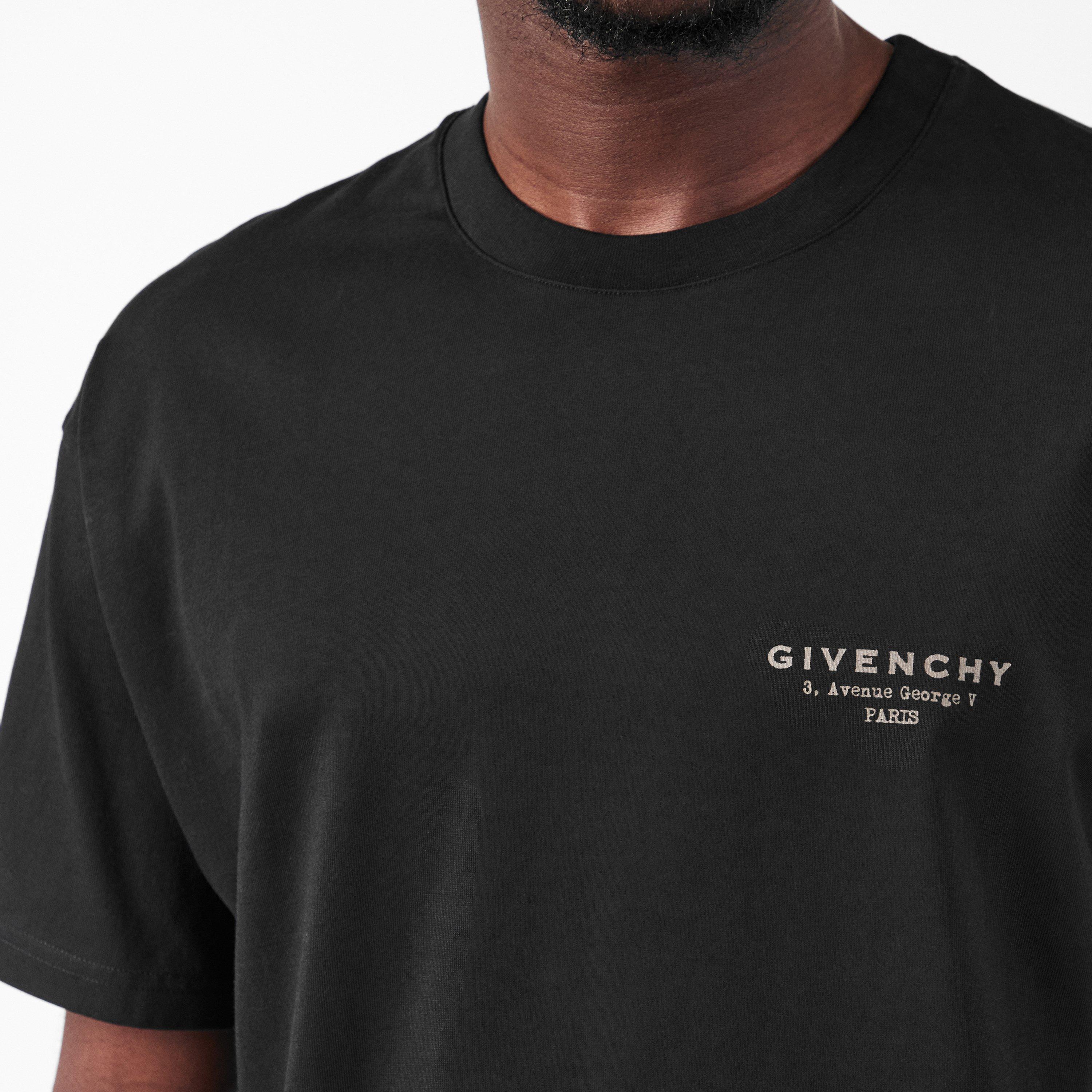 Black - GIVENCHY - Stamp Print T-Shirt - 5