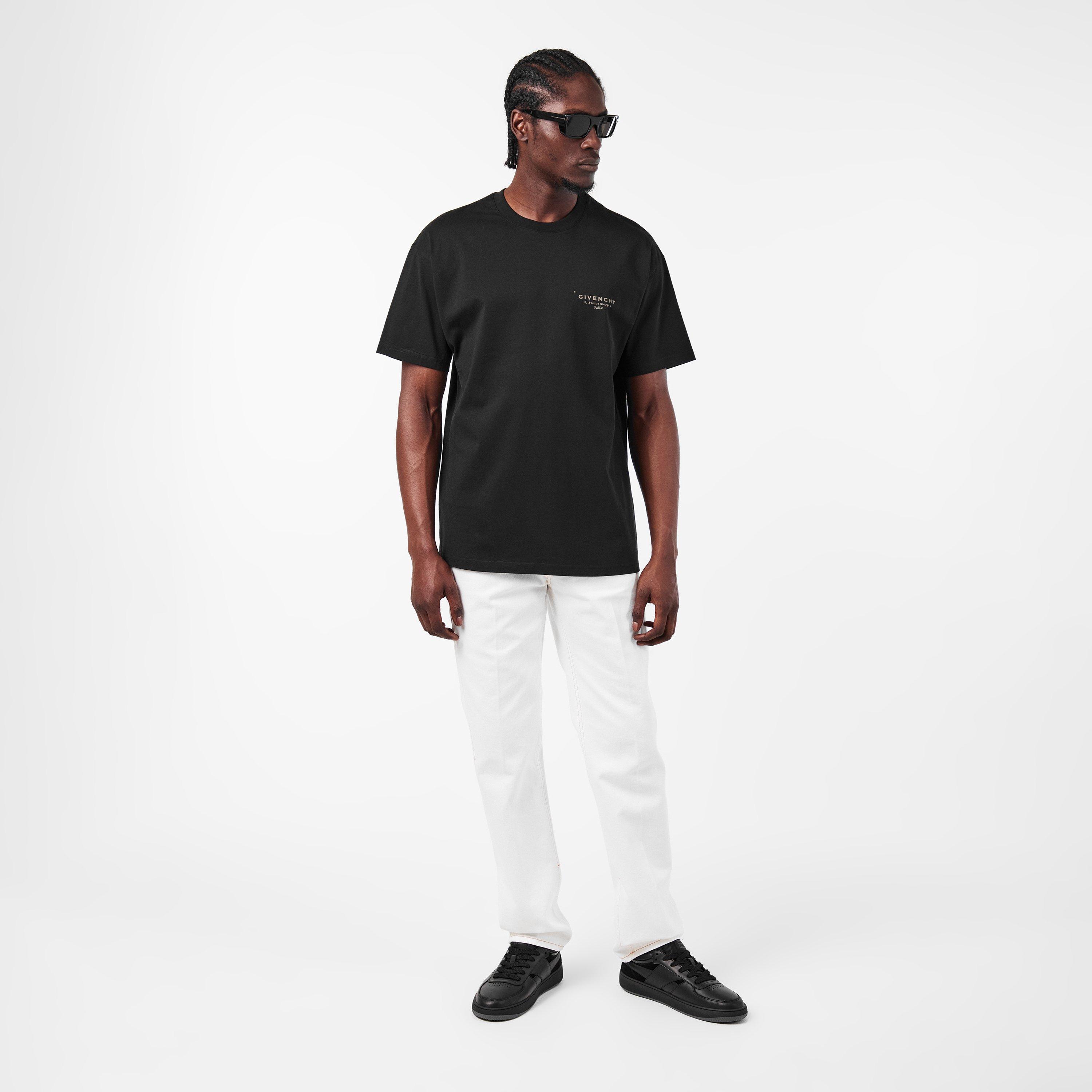 Black - GIVENCHY - Stamp Print T-Shirt - 6