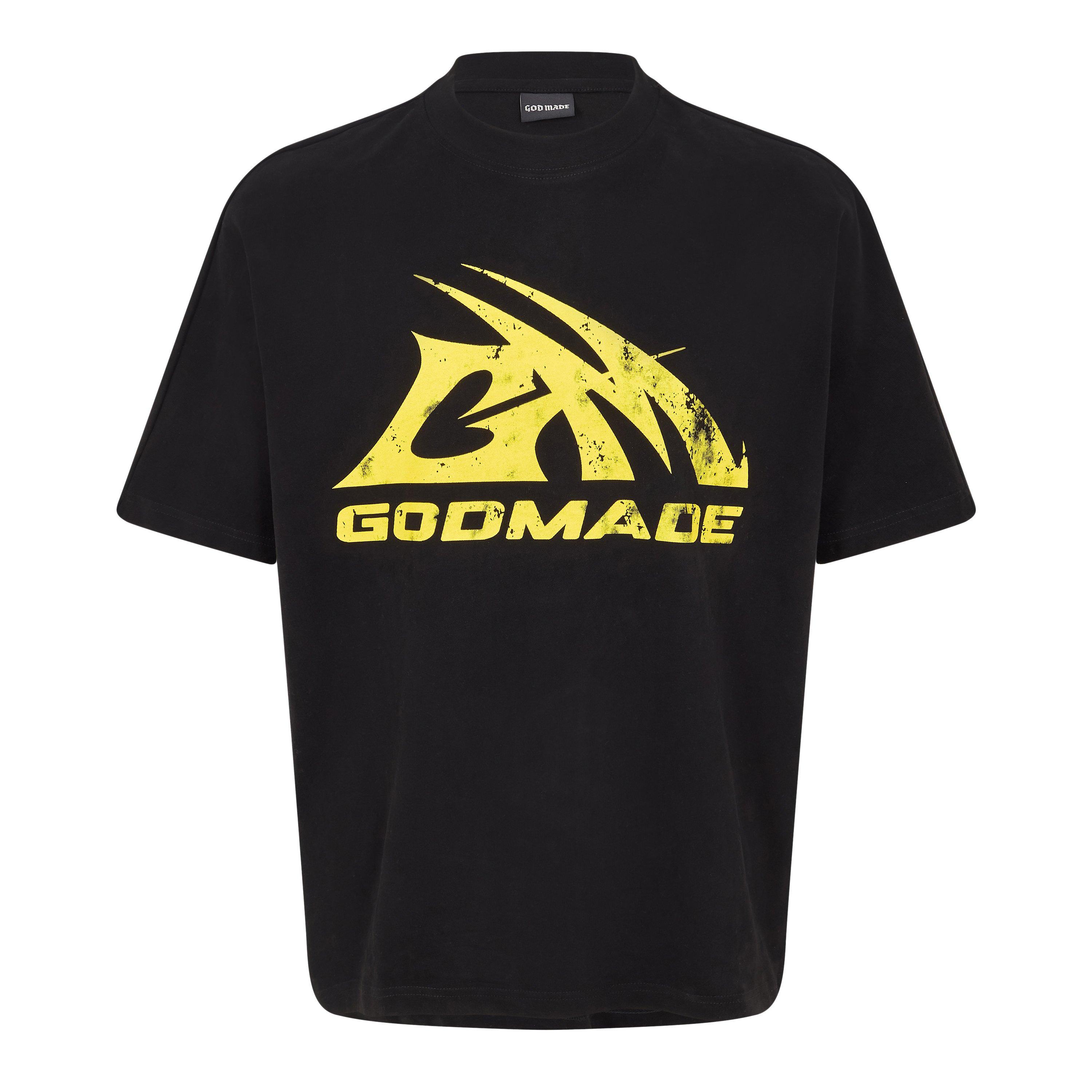Yellow - God Made - Men's Logo T-Shirt - 1