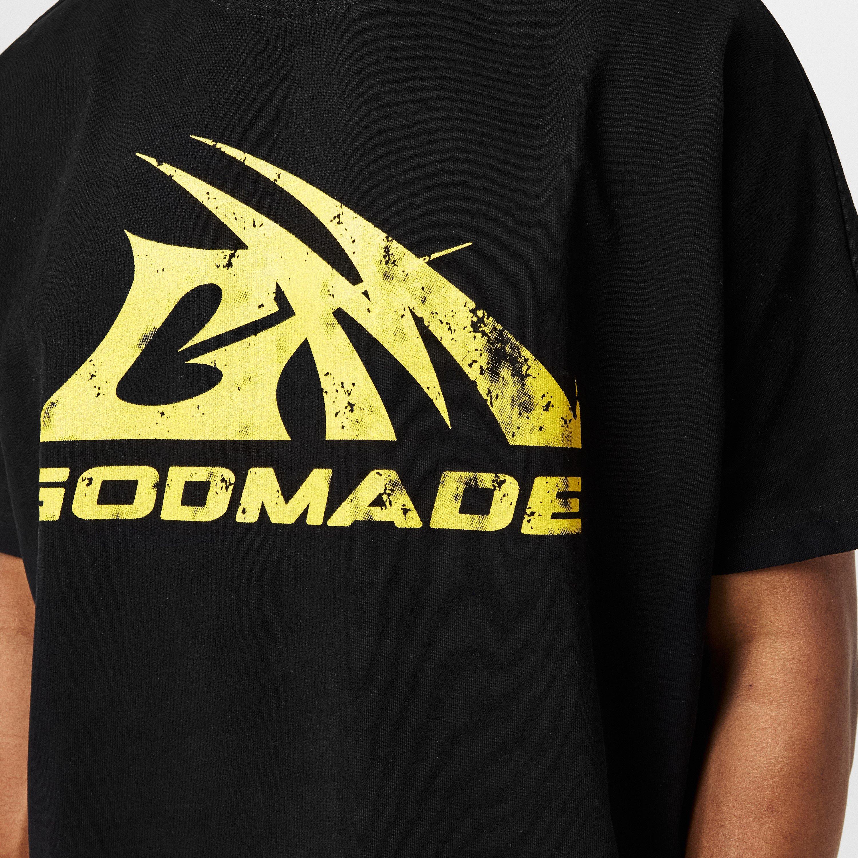 Yellow - God Made - Men's GM Logo Regular Fit T-Shirt - 5