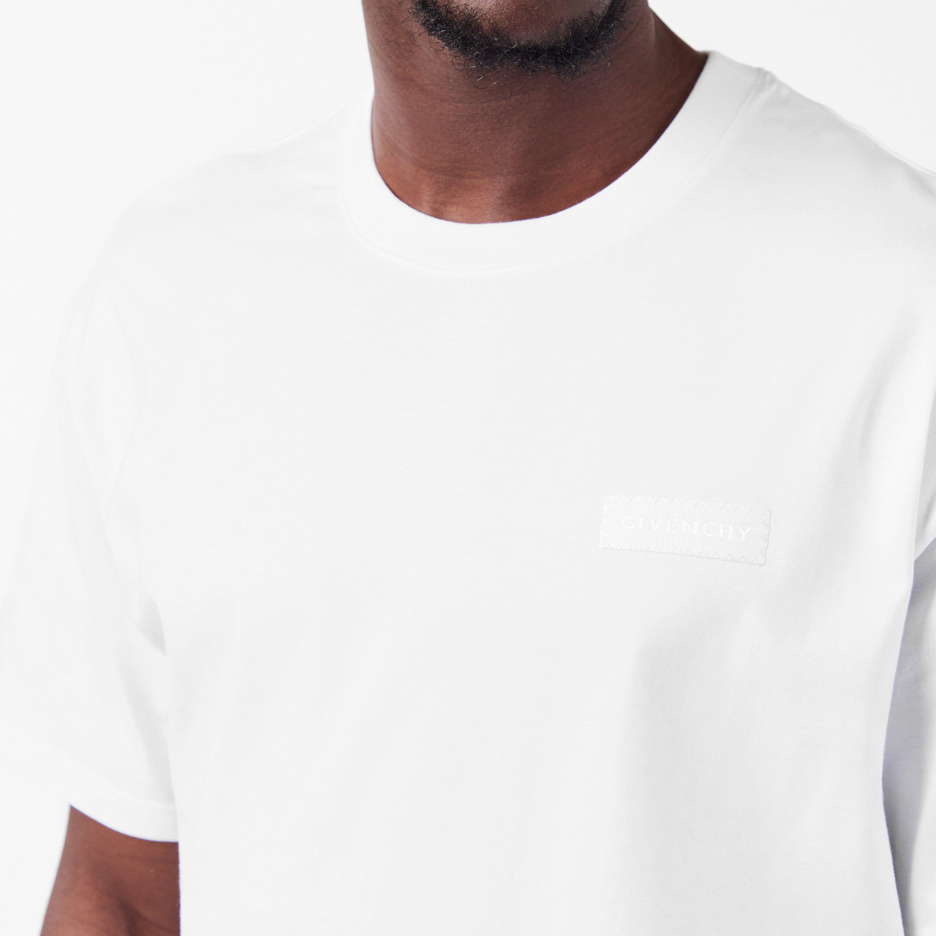White - GIVENCHY - Logo Patch T-Shirt - 5