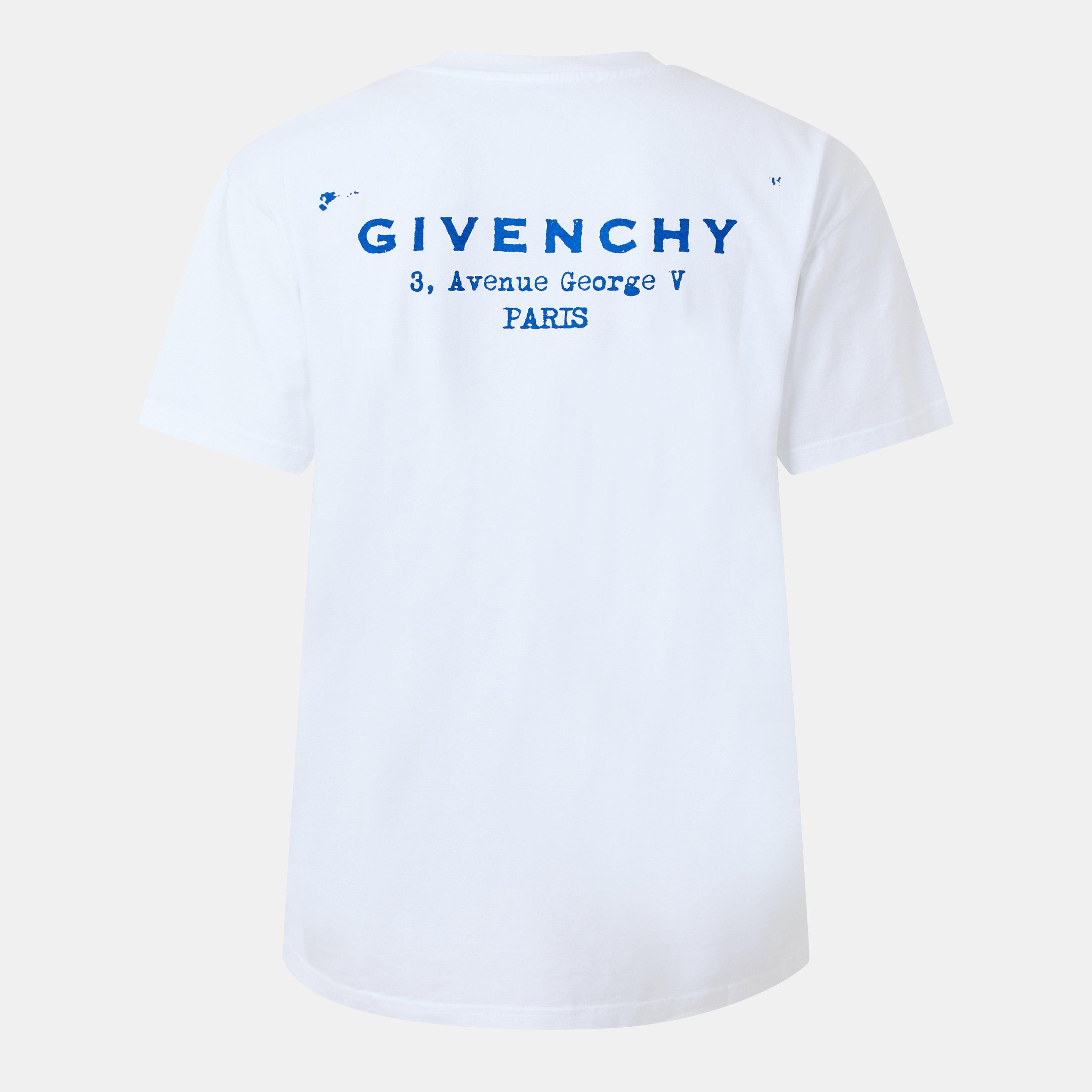 White/Blue - GIVENCHY - Mens Regular Fit T-Shirt - 2