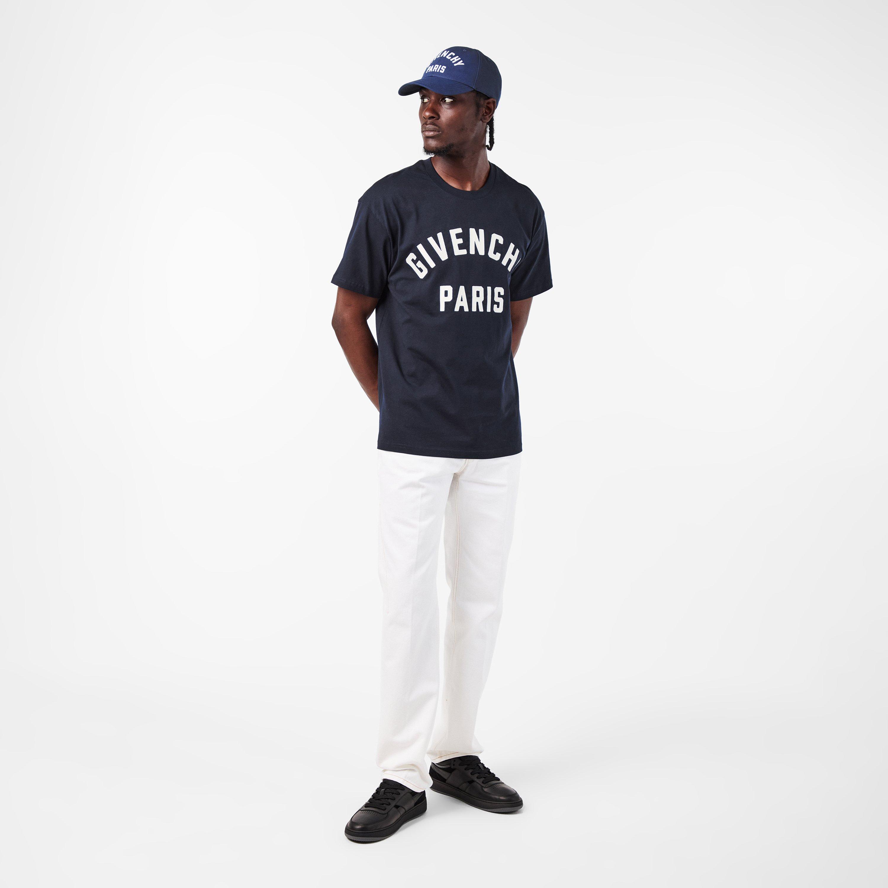 Navy/White - GIVENCHY - Men's Regular Fit T-Shirt - 6