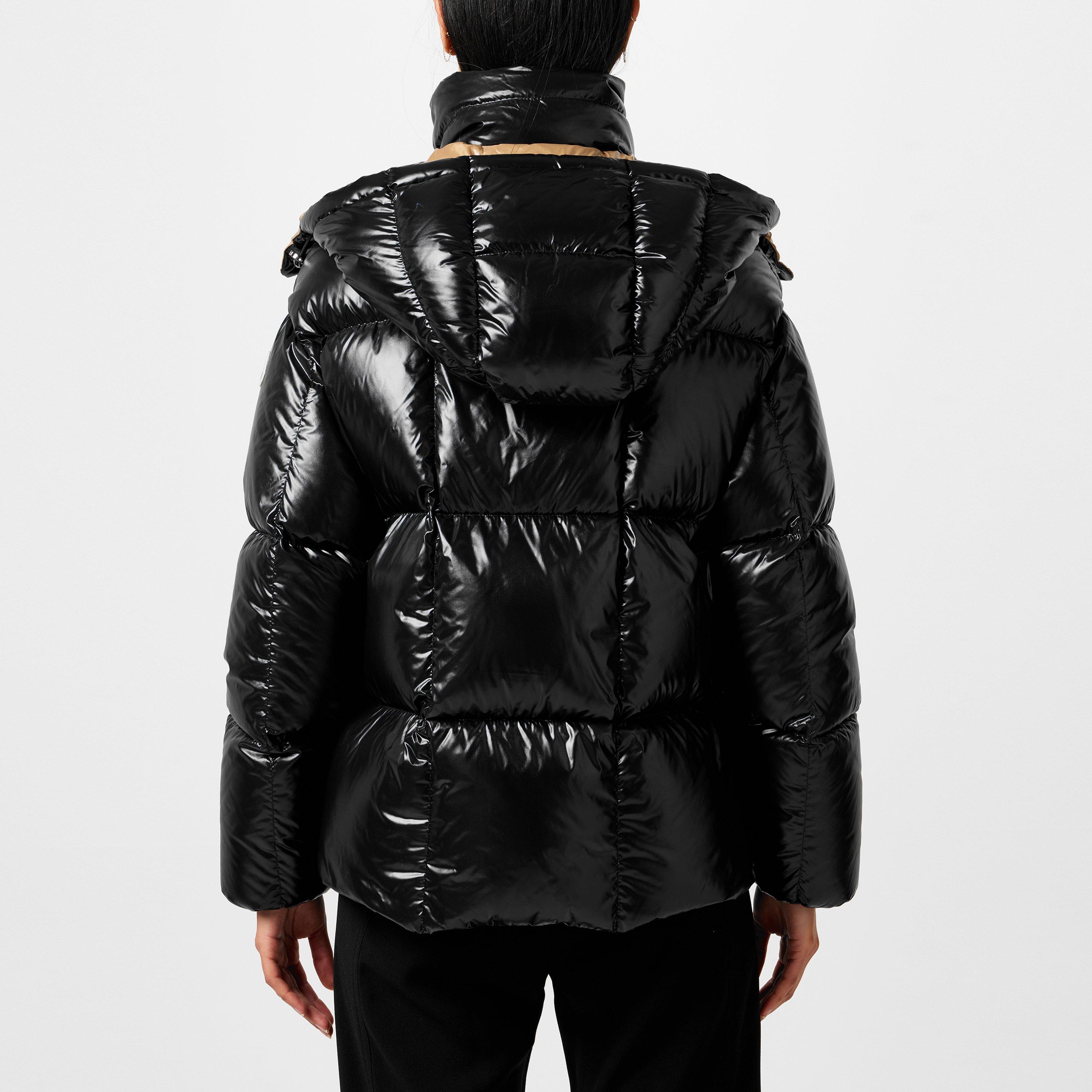 Black 999 - Moncler - Women's Parana Detachable Hood Down Short Puffer Jacket - 4