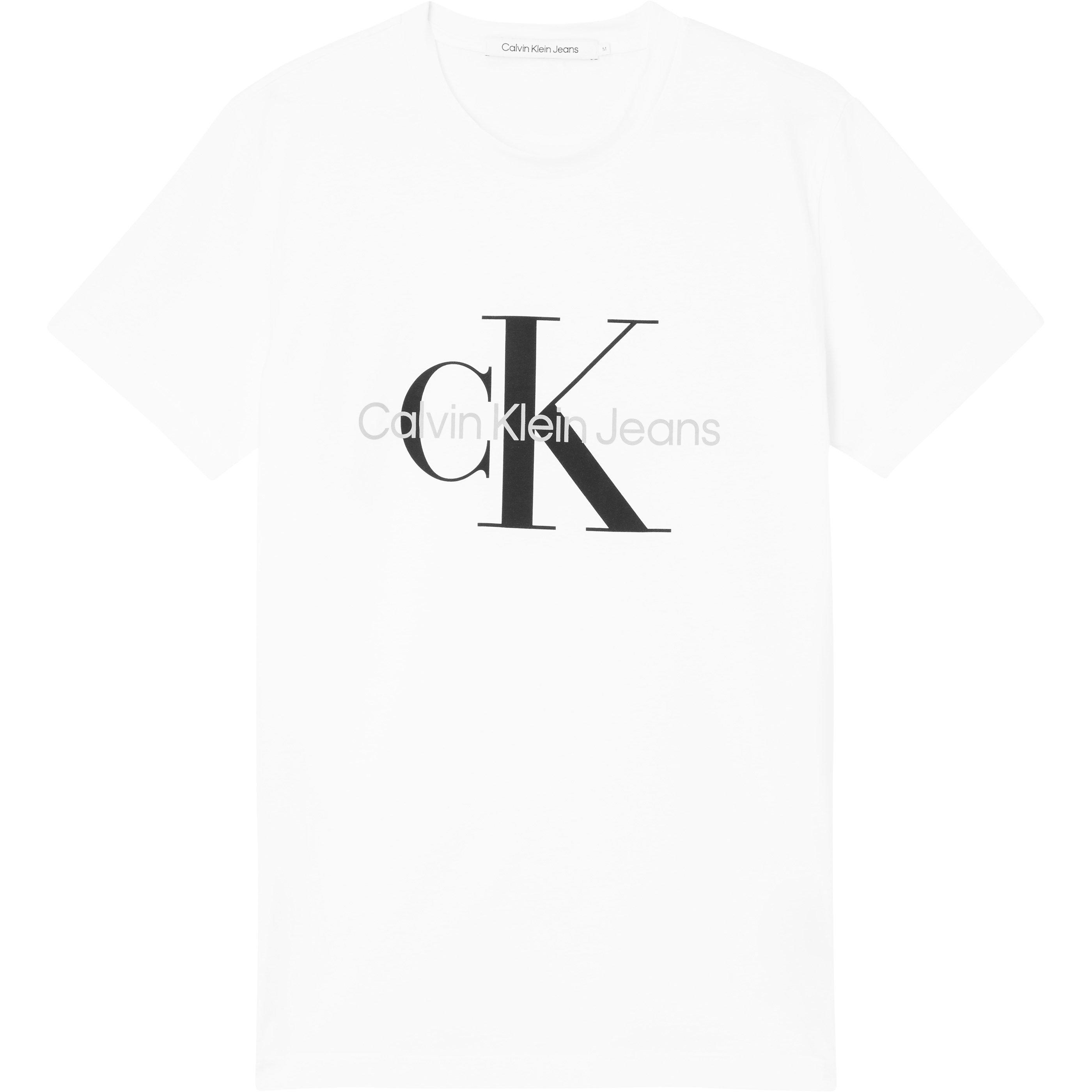 Calvin Klein Jeans Men's Calvin Monogram T Shirt - White - 2XS