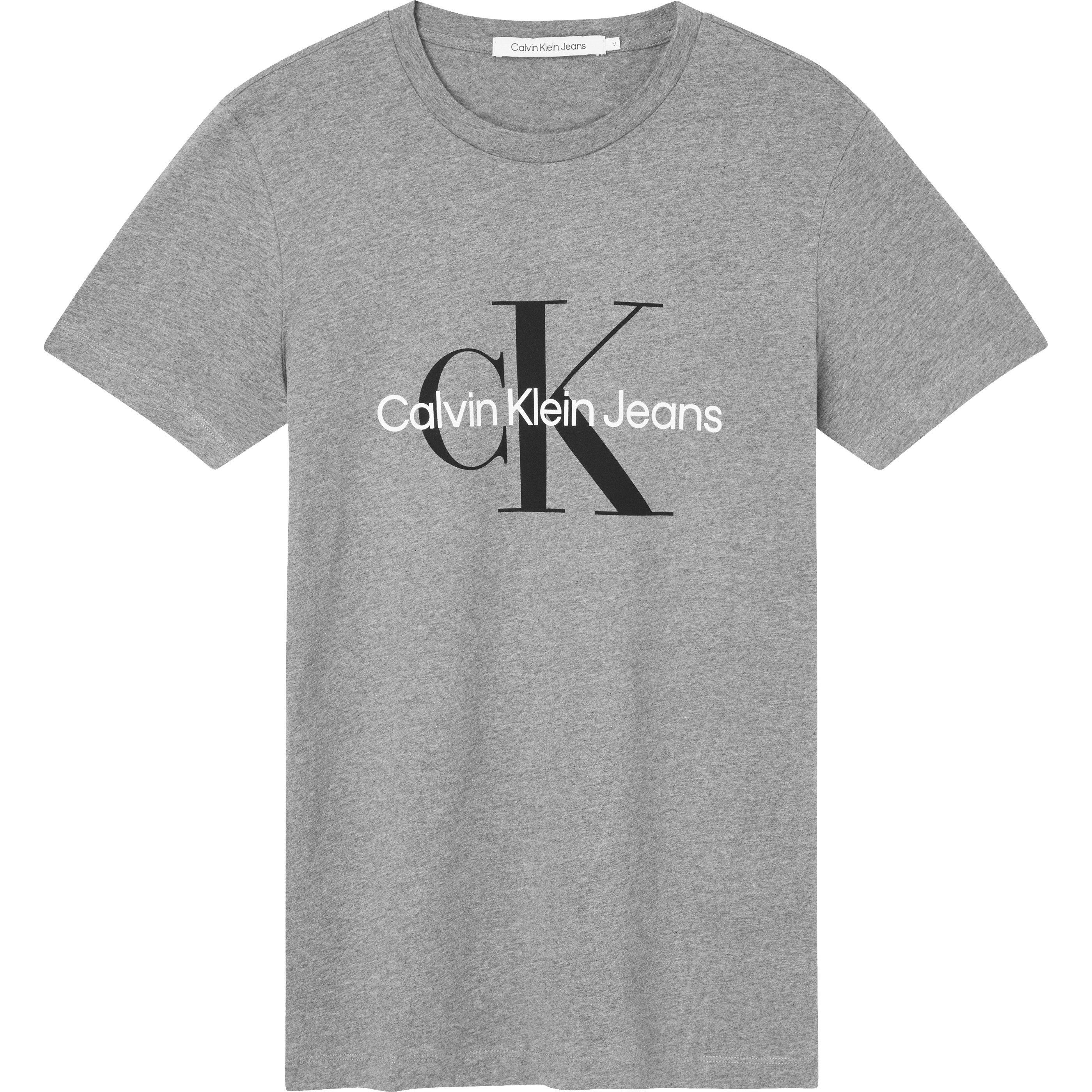 Calvin Klein Jeans Men's Calvin Monogram T Shirt - Grey - 2XS