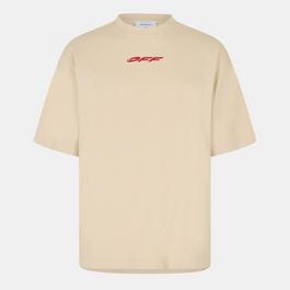 Off White Men's Regular Fit T-Shirt