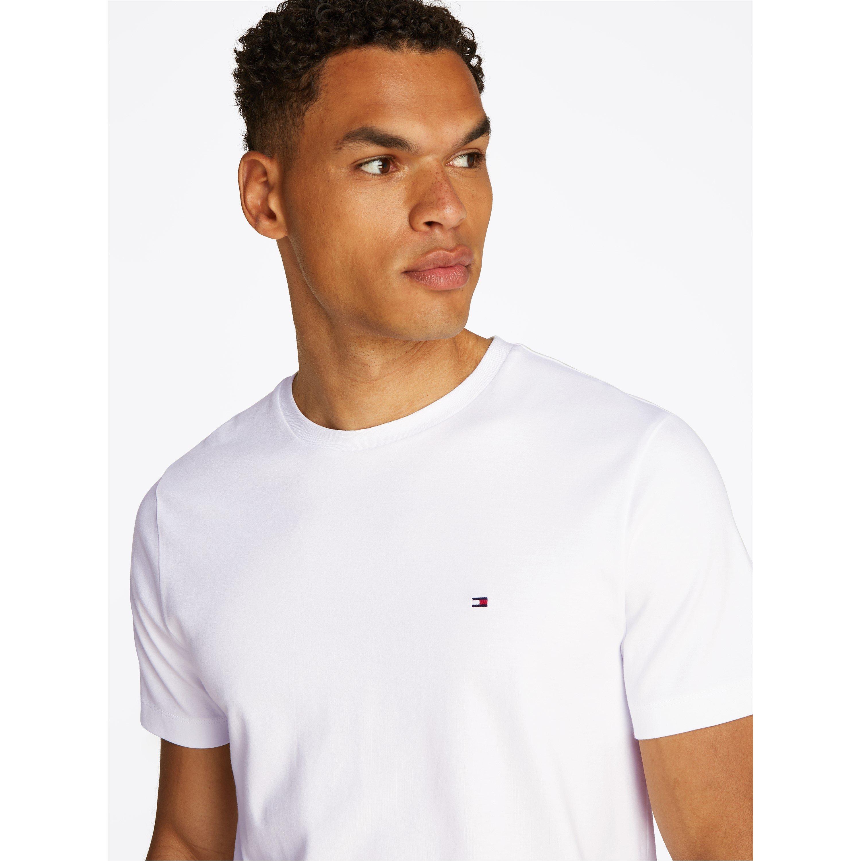 White YBR - Tommy Hilfiger - Men's Interlock Cotton T-Shirt - 2