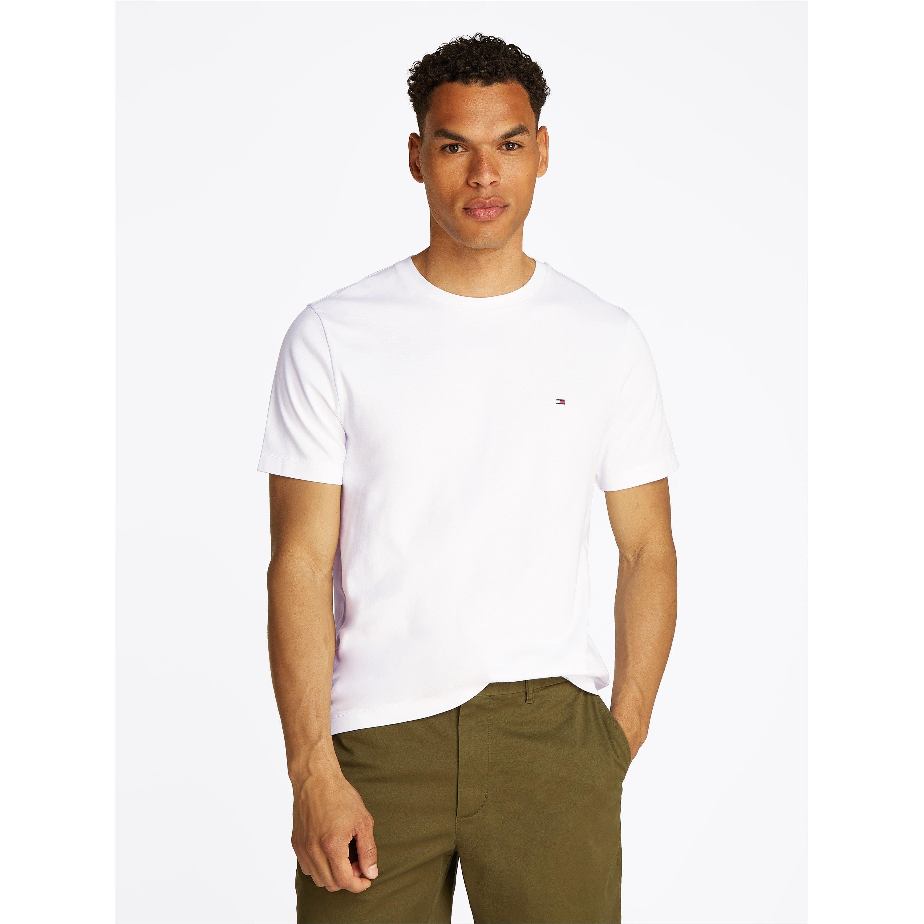 White YBR - Tommy Hilfiger - Men's Interlock Cotton T-Shirt - 3