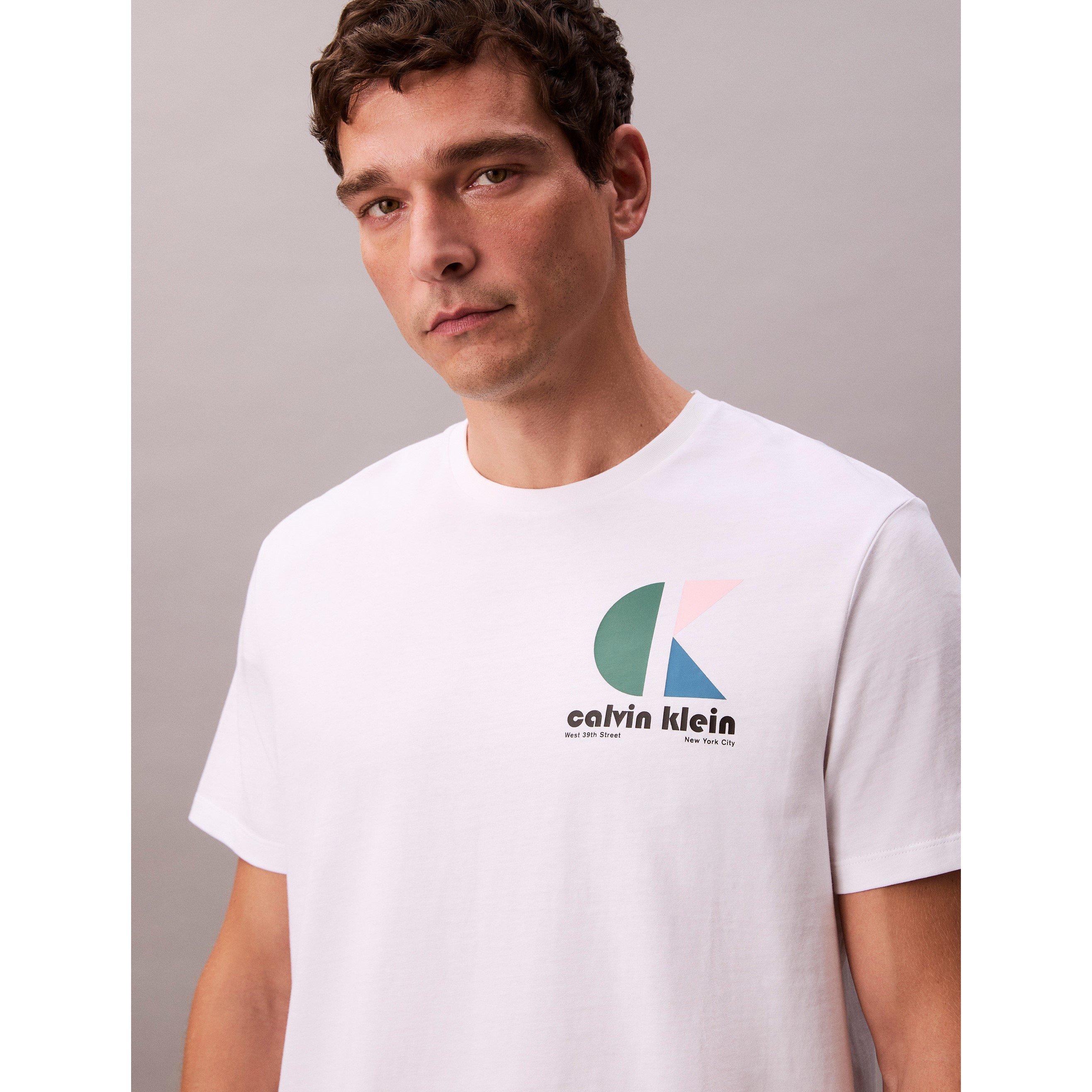 Brilliant White - Calvin Klein Jeans - Graphic Logo T-Shirt - 3