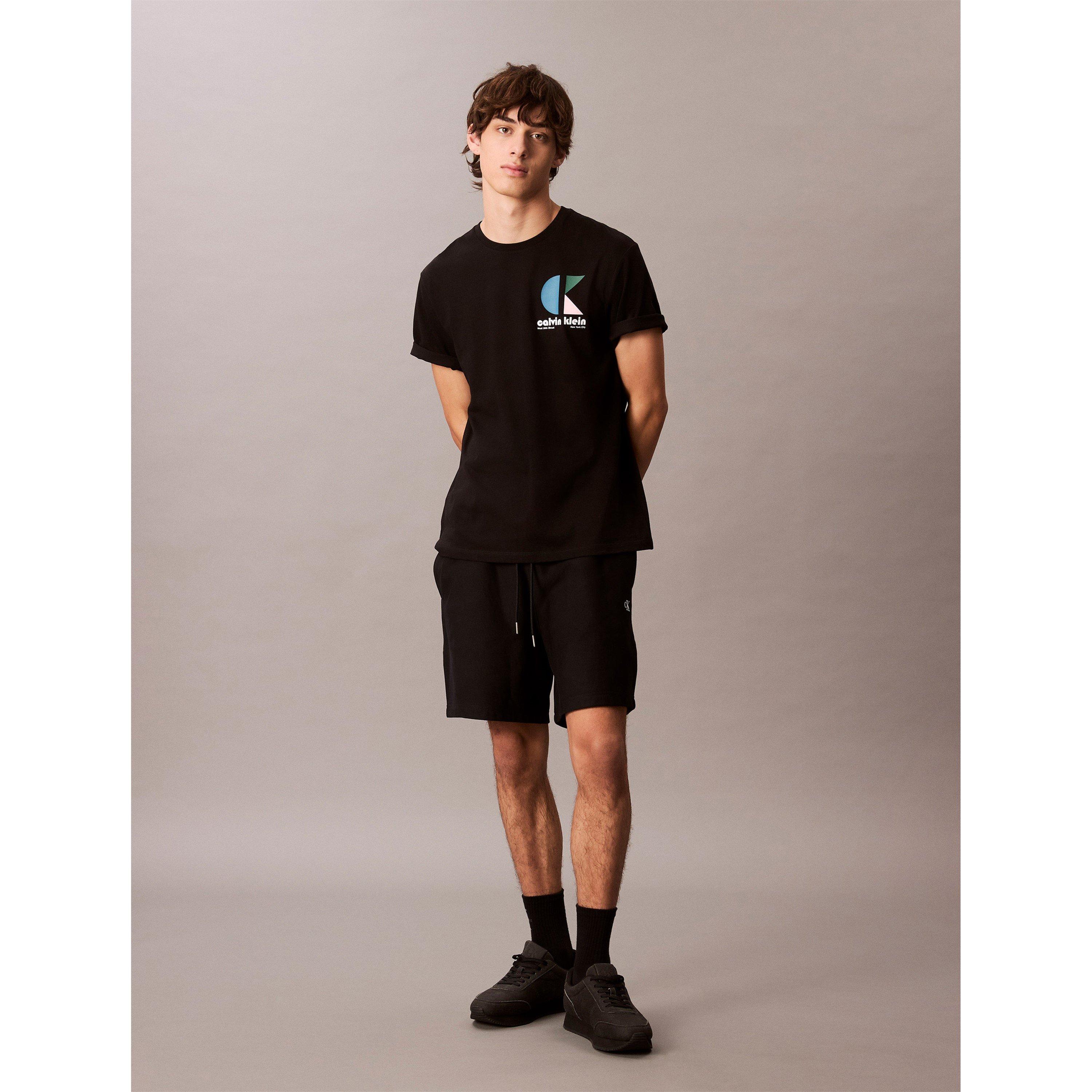 Black - Calvin Klein Jeans - Graphic Logo T-Shirt - 5