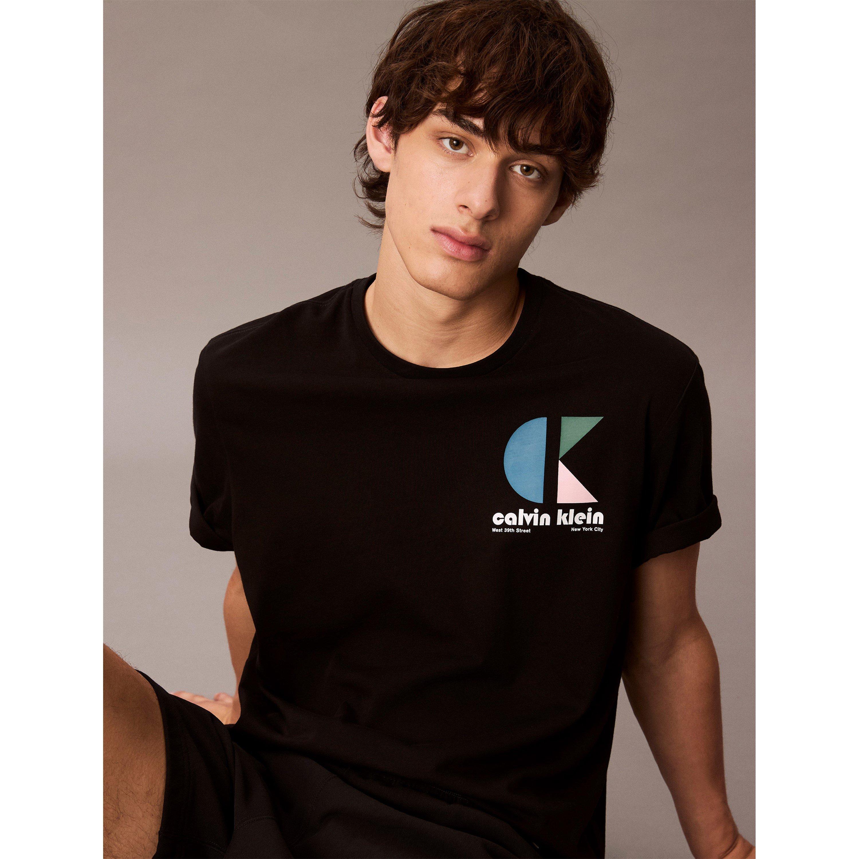 Black - Calvin Klein Jeans - Graphic Logo T-Shirt - 6