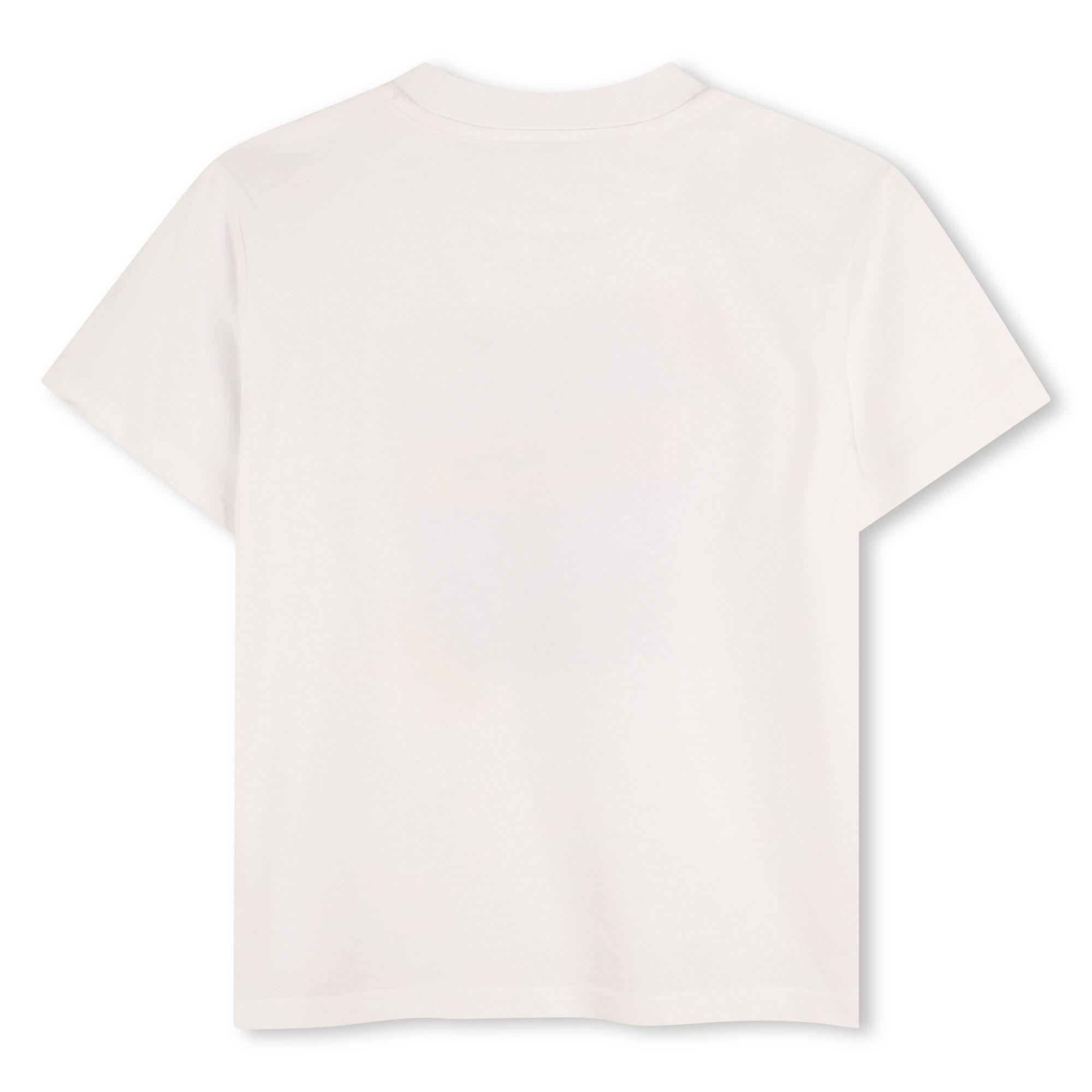 White - DKNY - Kids' Graphic Short-Sleeve Regular Fit T-Shirt - 2