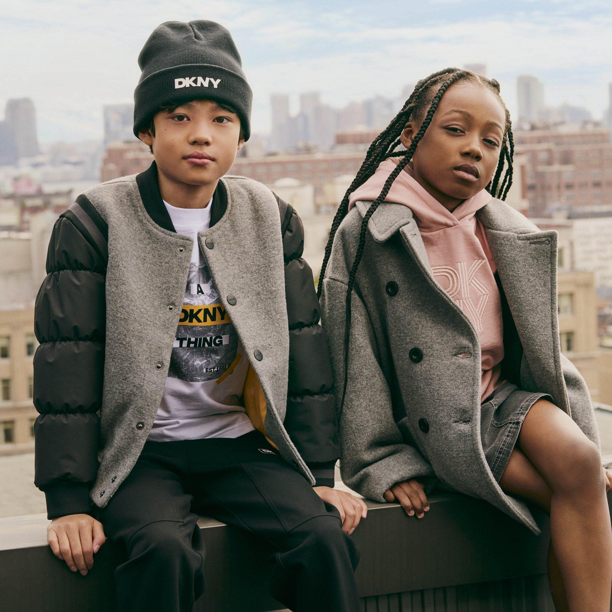 White - DKNY - Kids' Graphic Short-Sleeve Regular Fit T-Shirt - 5