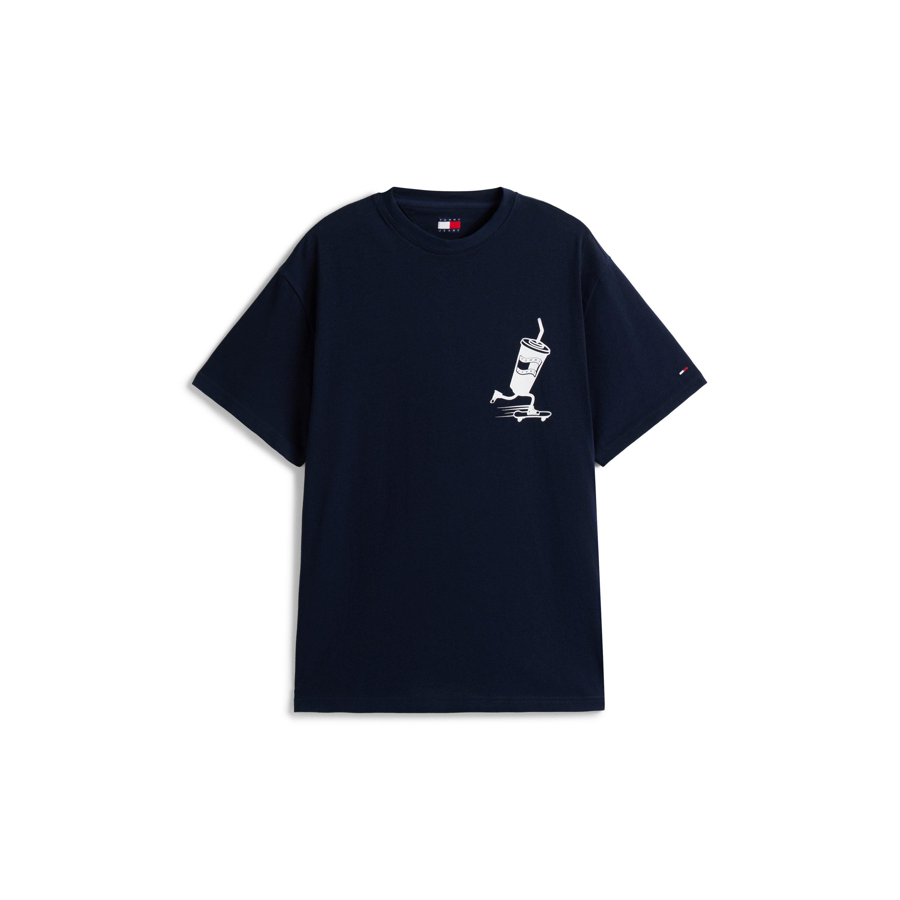 Tommy Jeans Men's Graphic T-Shirt - Dark Night Navy - L