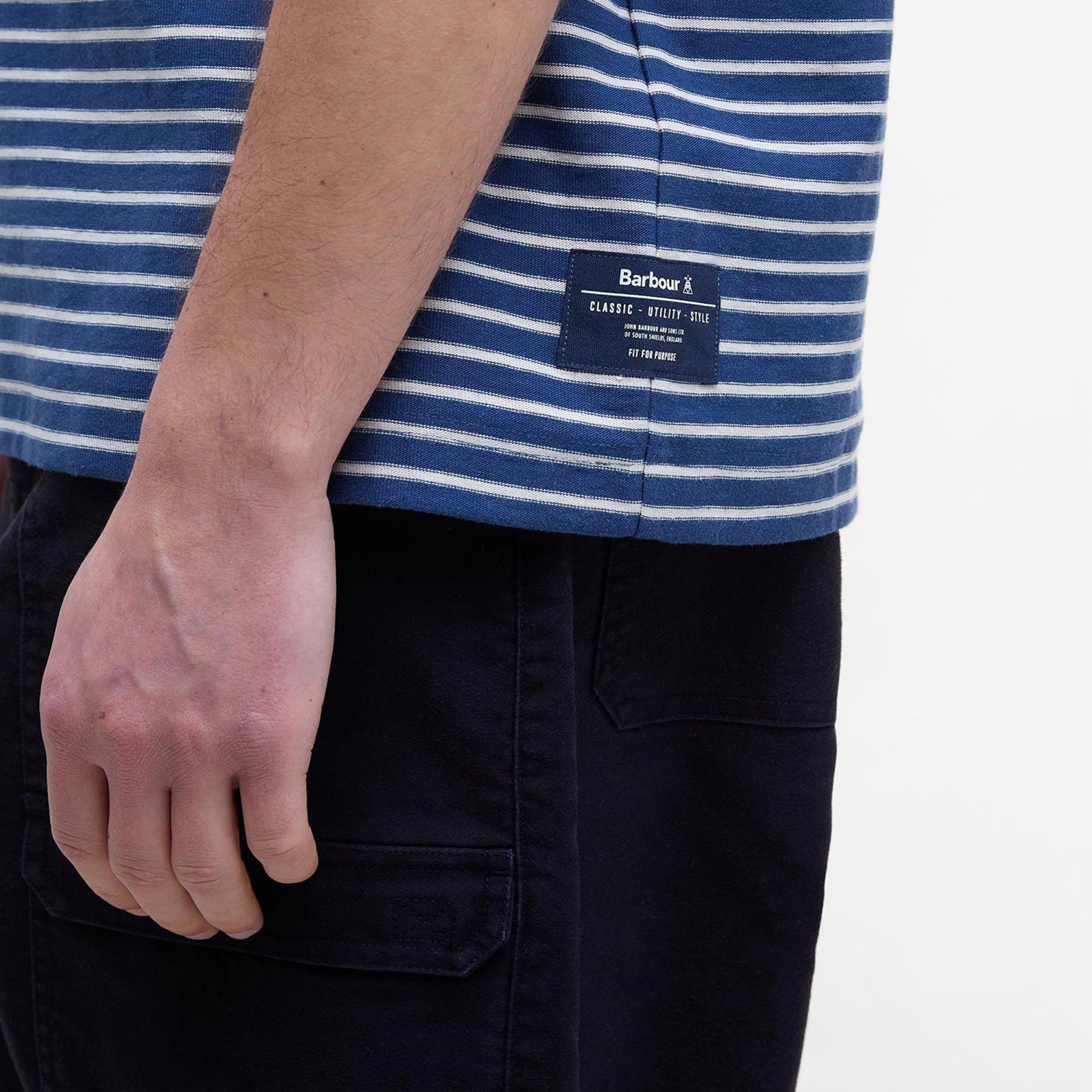 Dark Denim - Barbour - Frensham Striped T-Shirt - 4
