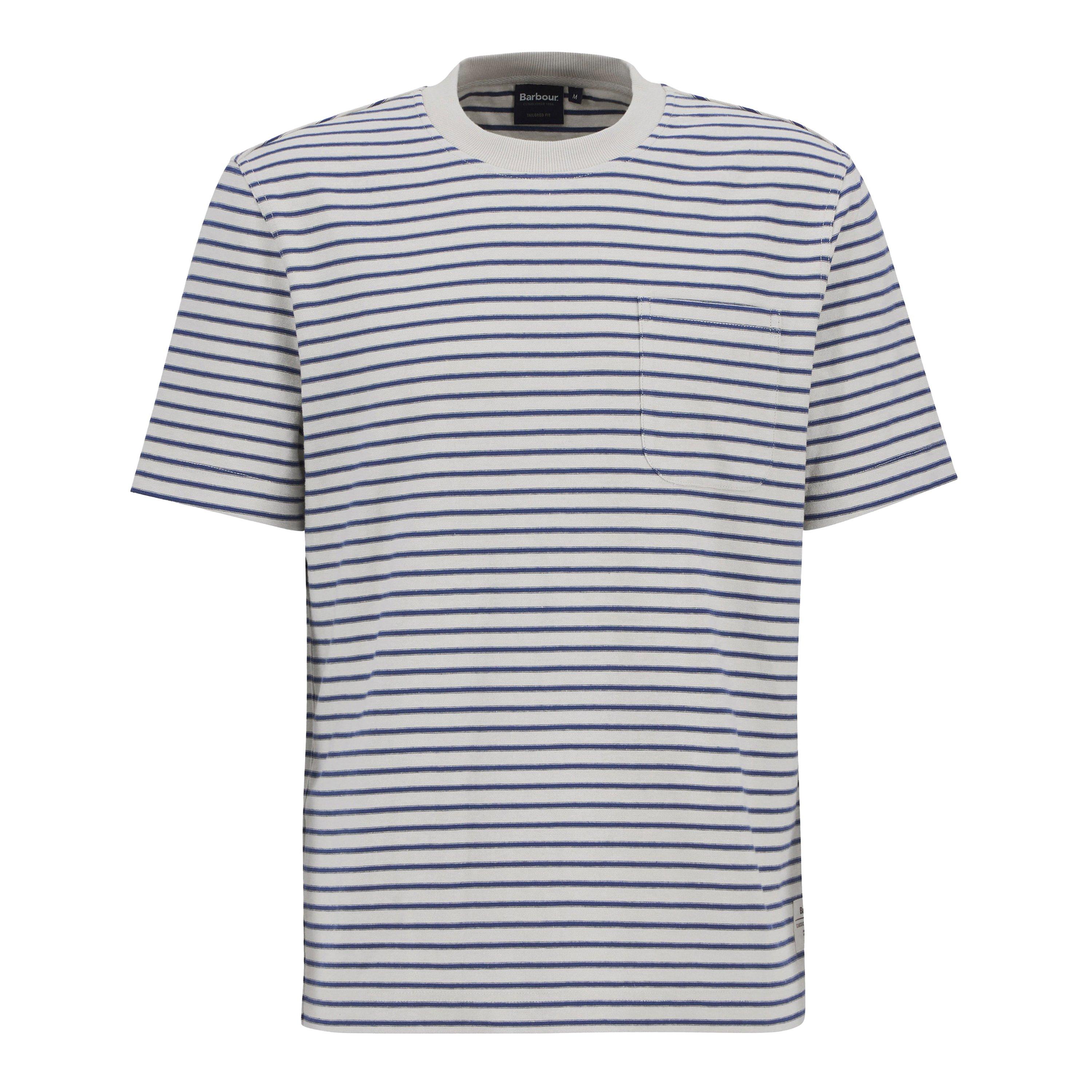 Oatmeal - Barbour - Frensham Striped T-Shirt - 1