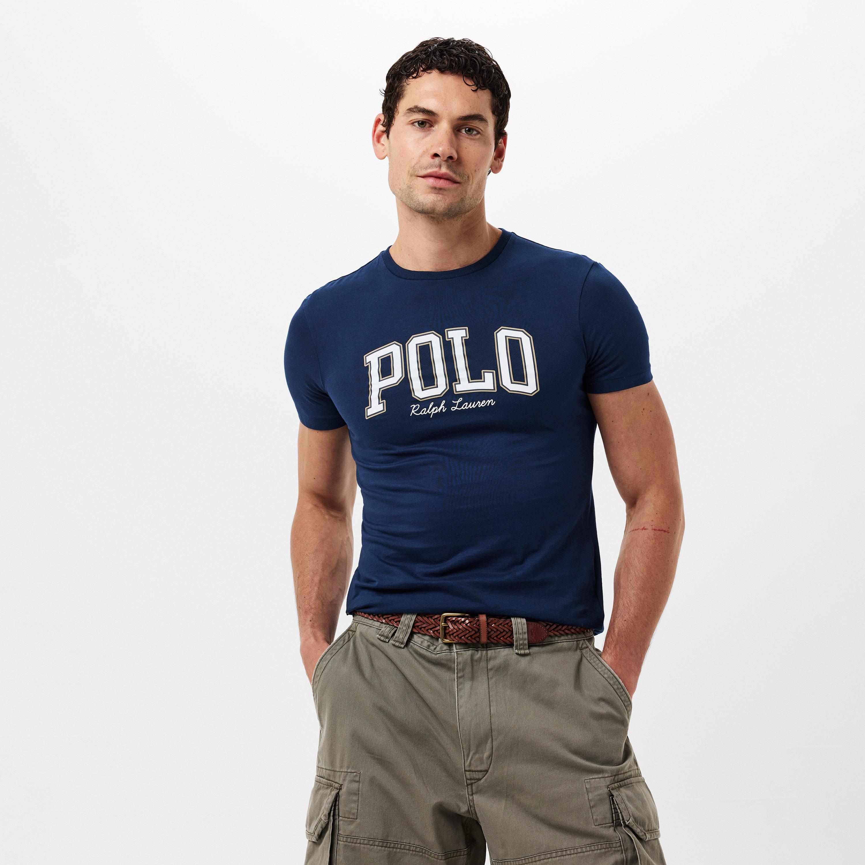 Hunter Navy - Polo Ralph Lauren - Men's Logo Regular Fit T-Shirt - 3