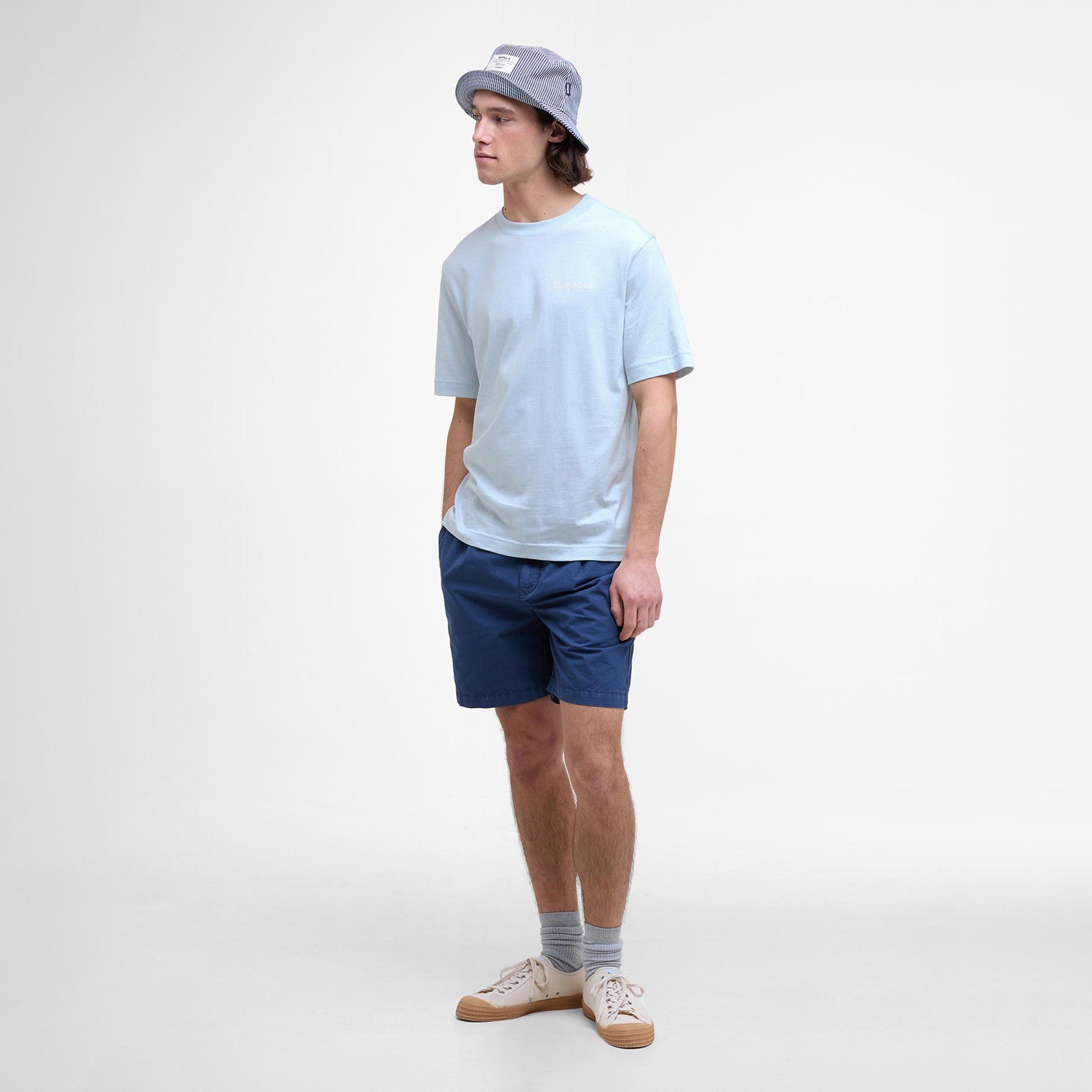 Bleached Blue - Barbour - Men's B.Li Moonwell Regular Fit T-Shirt - 5