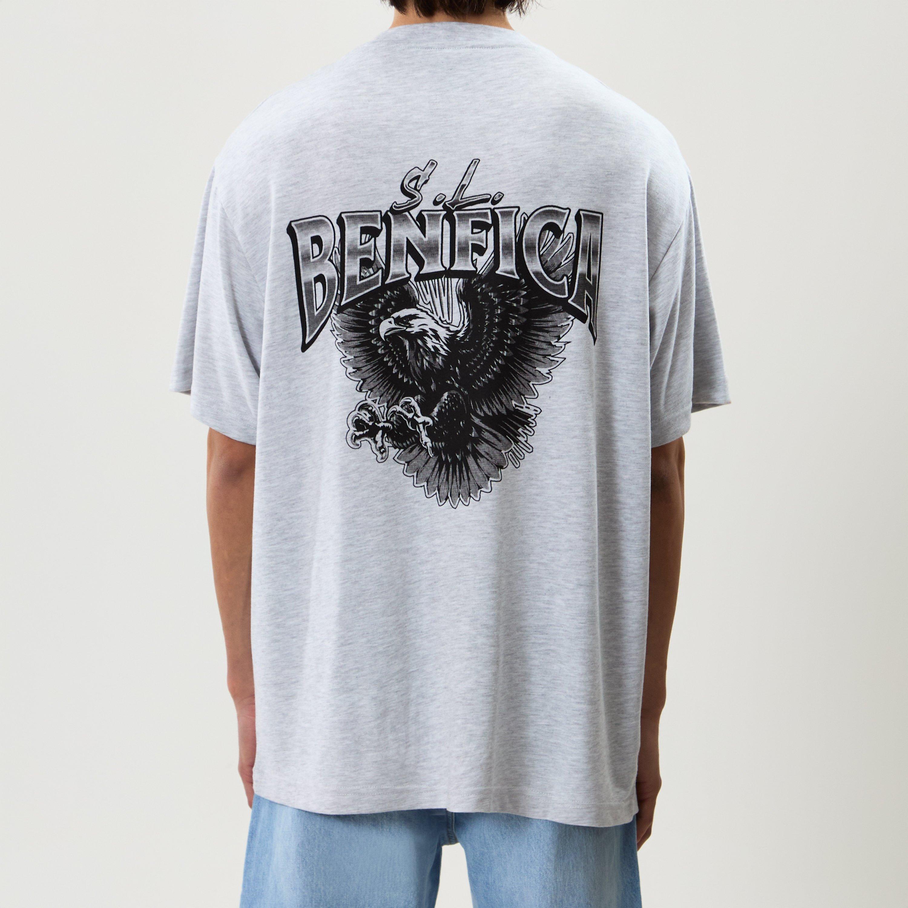 Grey Marl - Legacies - Benfica Flight T-Shirt - 2