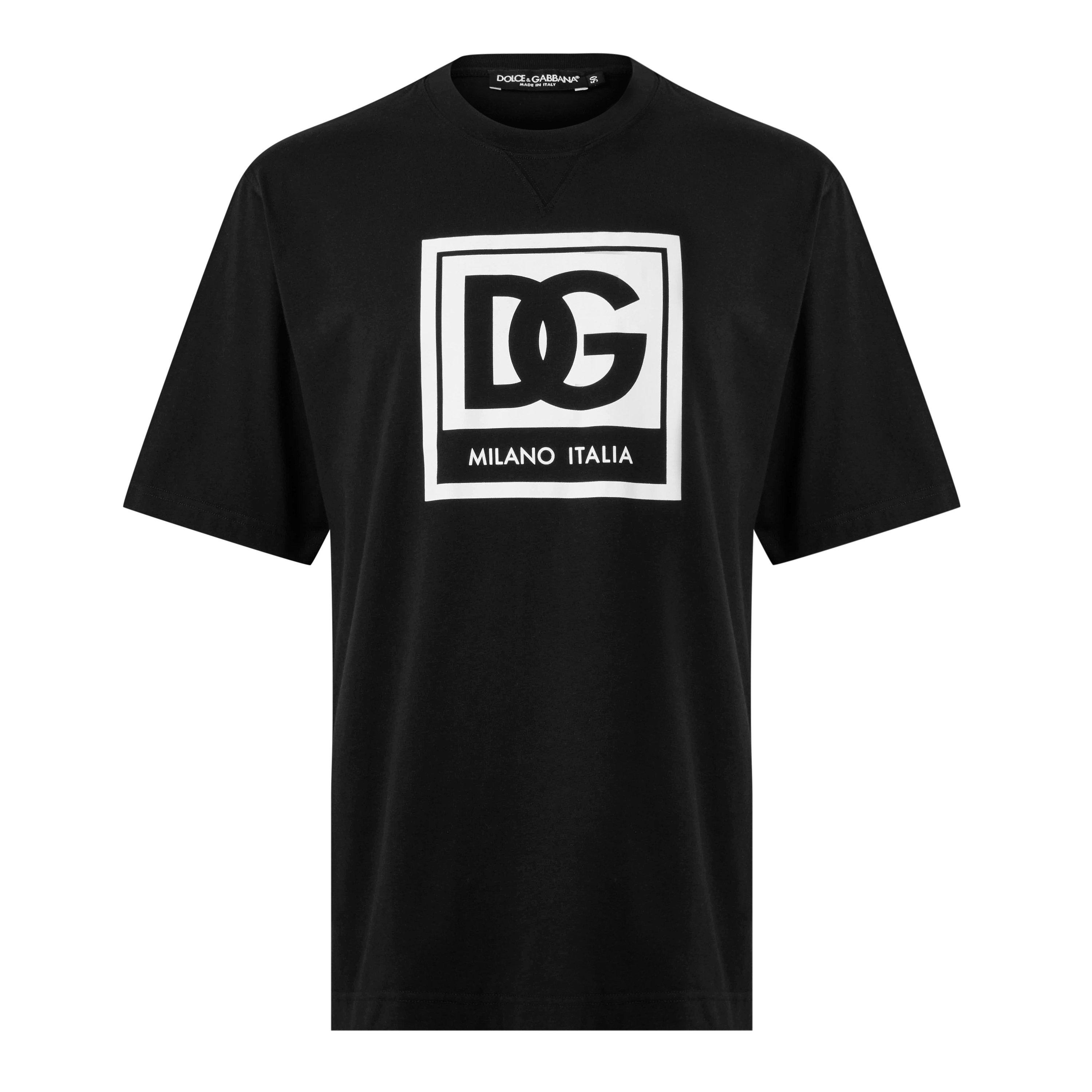 Dolce and Gabbana Men's Box Logo T-Shirt | Flannels