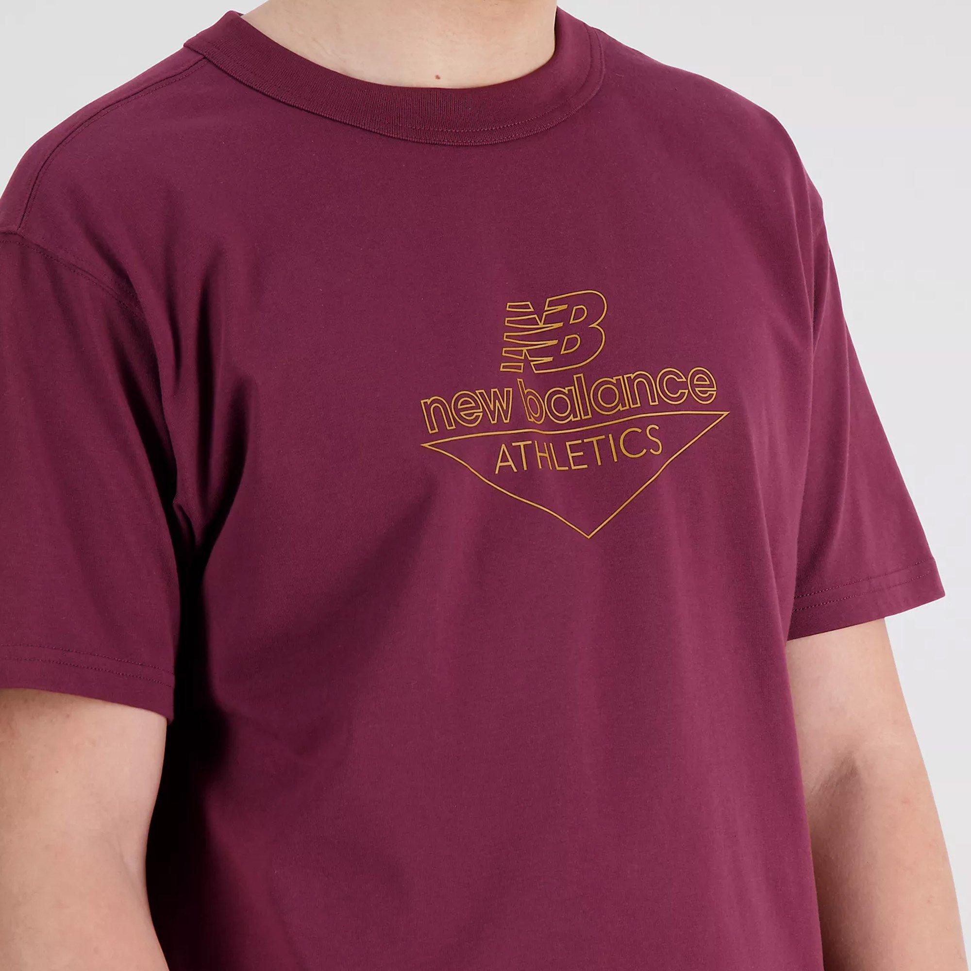 Burgundy new balance shirt online