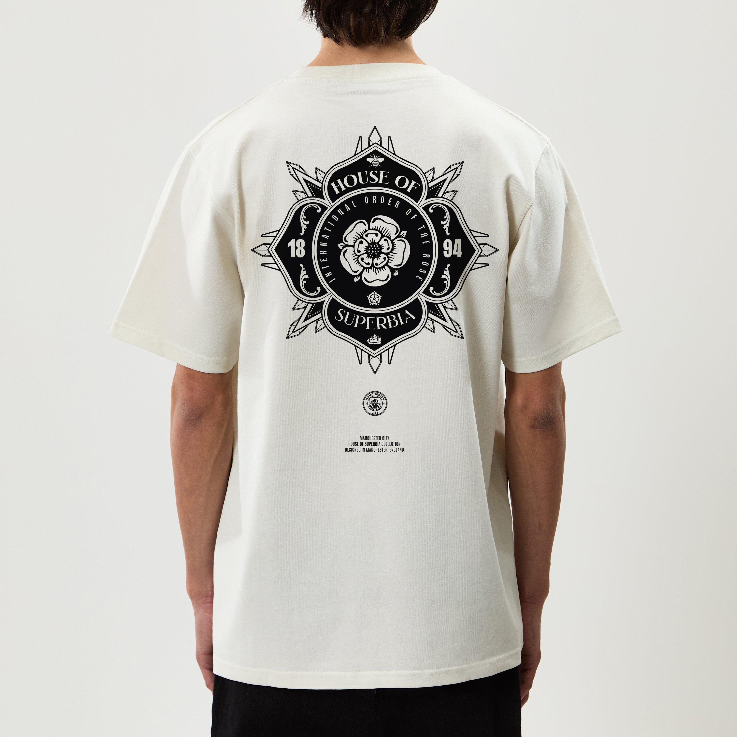 Off White - Legacies - Manchester City Rose T-Shirt - 3
