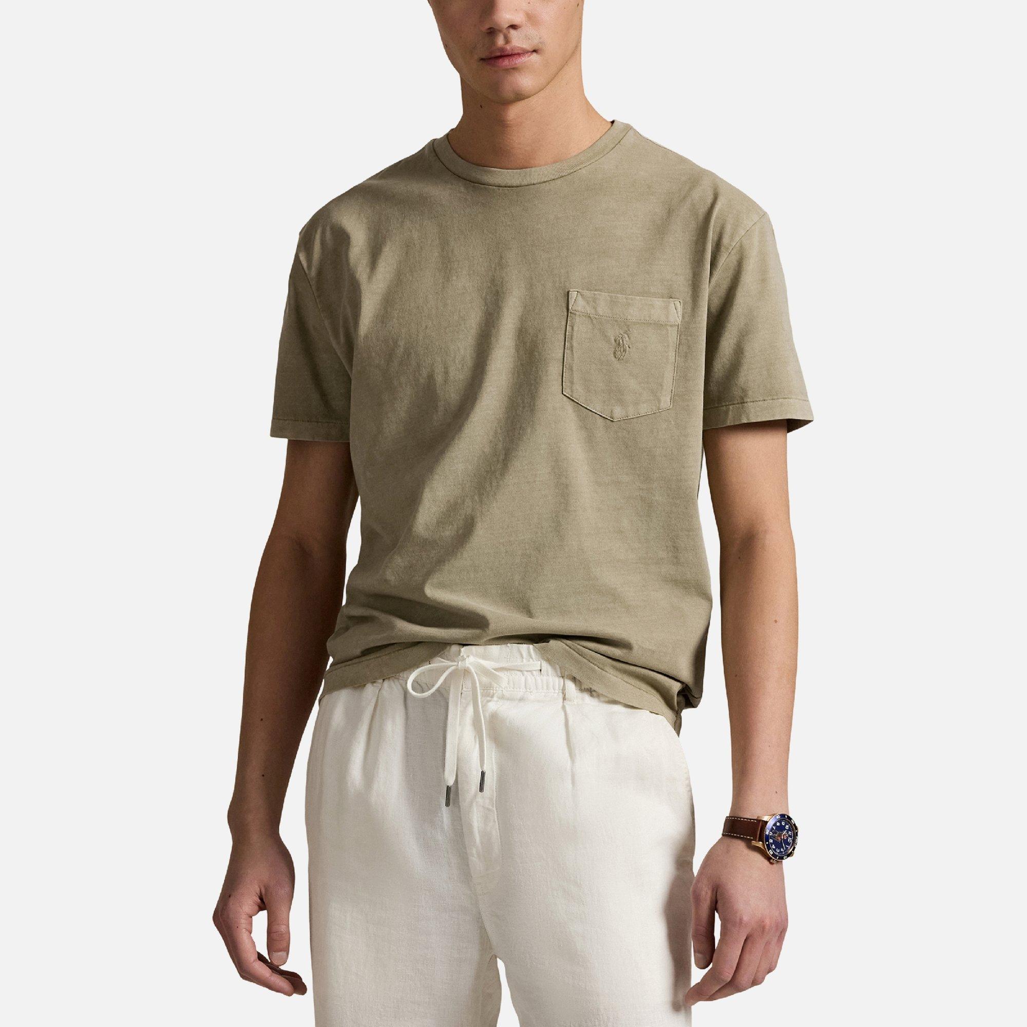 Olive - Ralph Lauren - Men's T-Shirt - 3