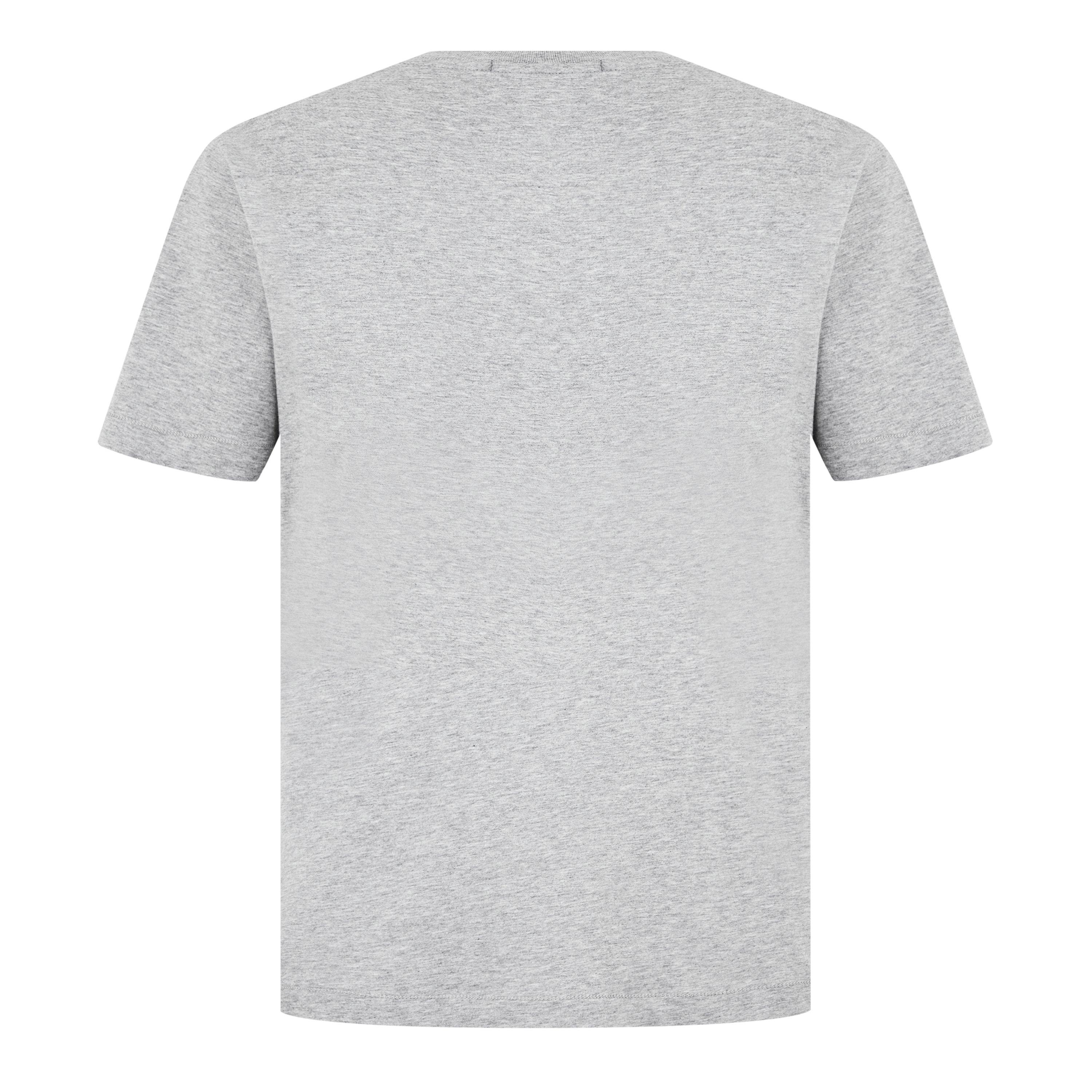 Grey Mrl V0M64 - Stone Island - Men's Cotton Compass Logo Patch T-Shirt - 8