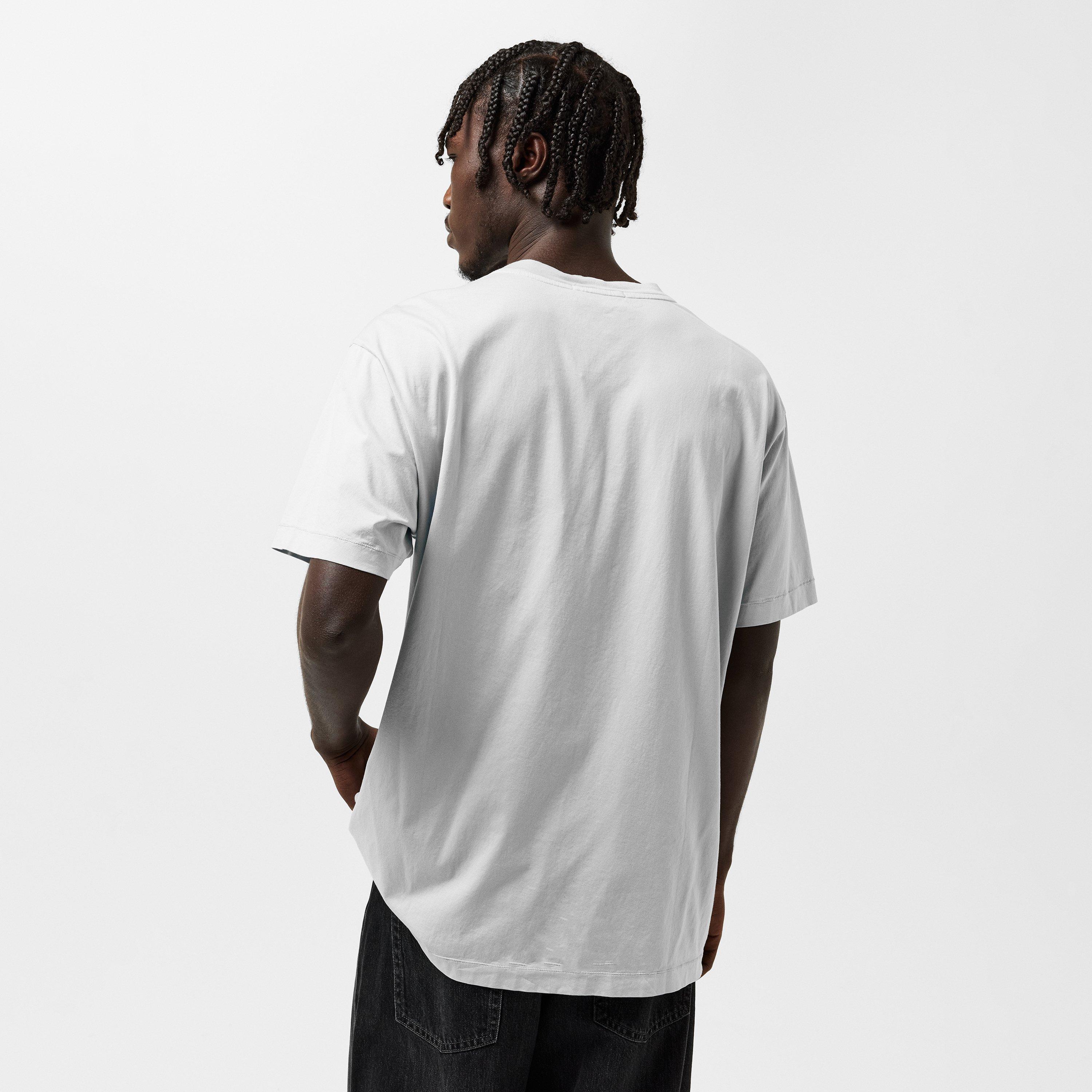 Sky Blue V0041 - Stone Island - Men's Cotton Compass Logo Patch T-Shirt - 4