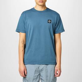 Stone Island Men's Cotton Compass Logo Patch T-Shirt