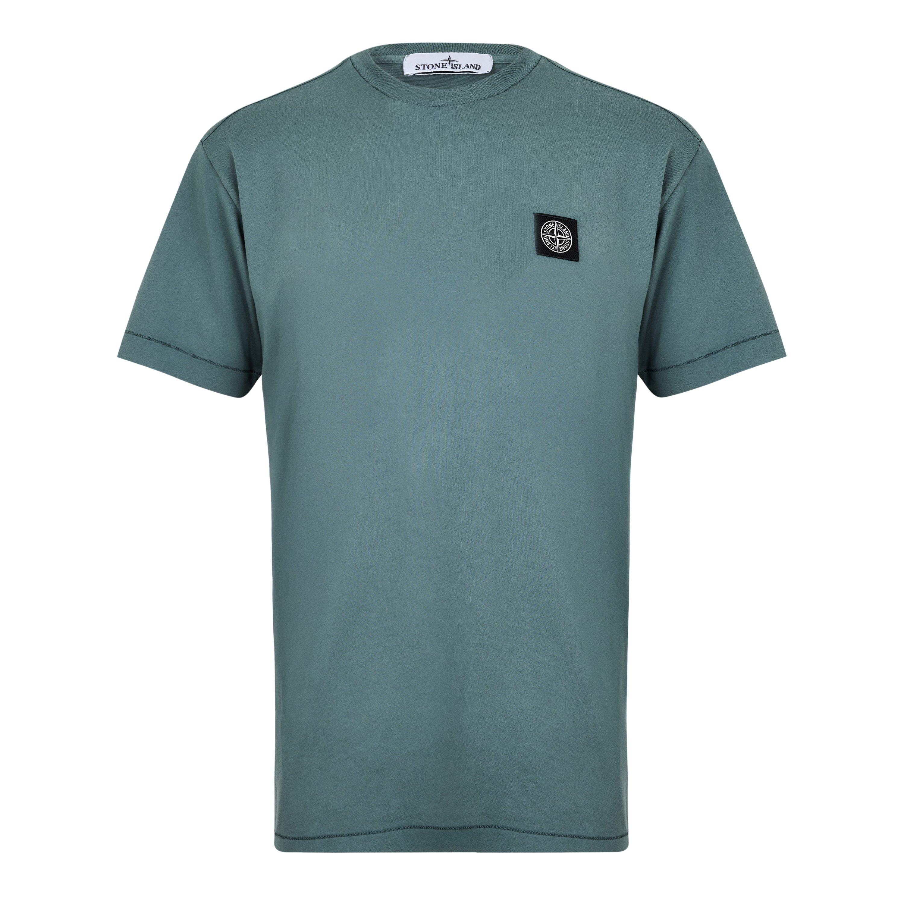 Stone Island Men's Cotton Compass Logo Patch T-Shirt