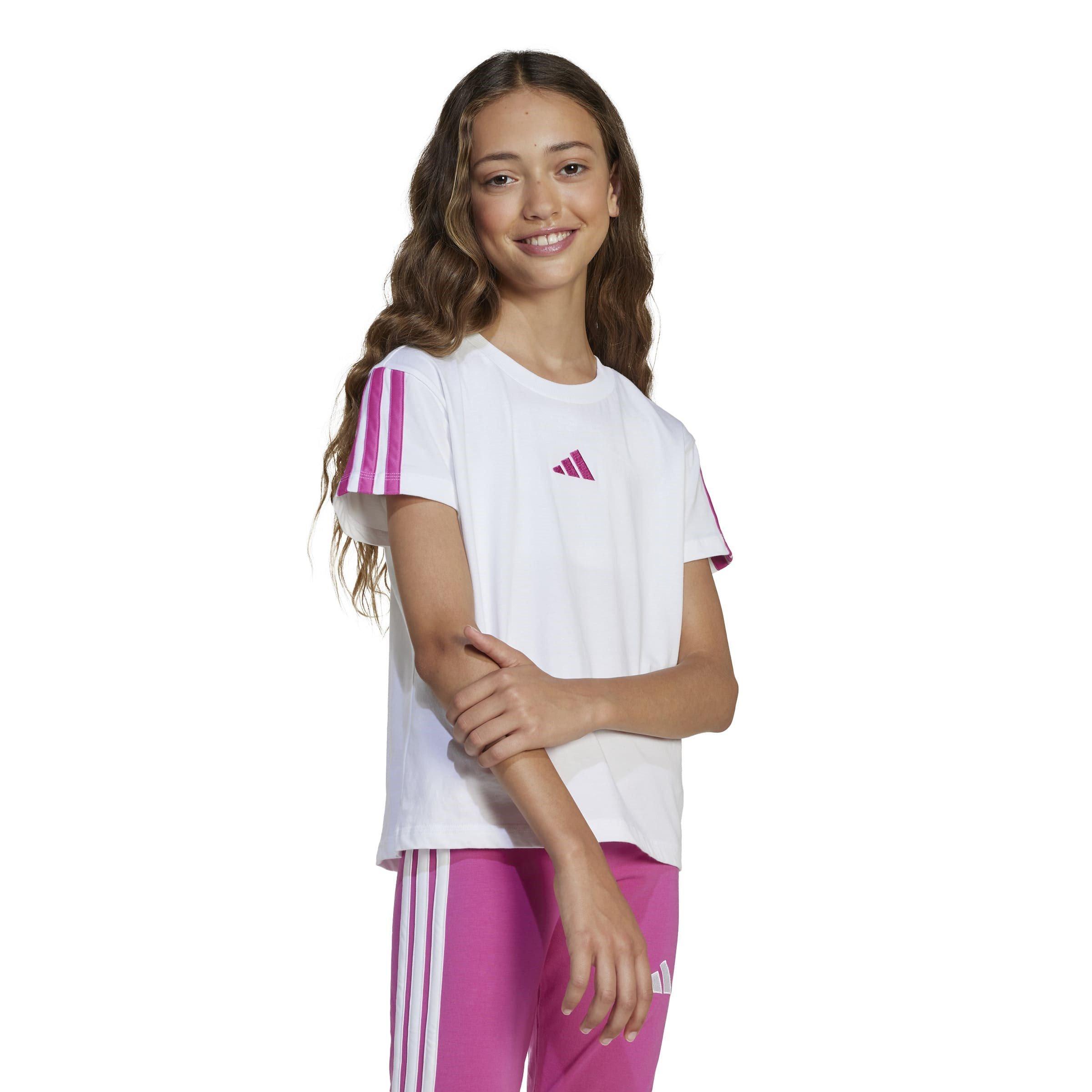White/Fuchsia - adidas - Regular Fit T-Shirt - 2