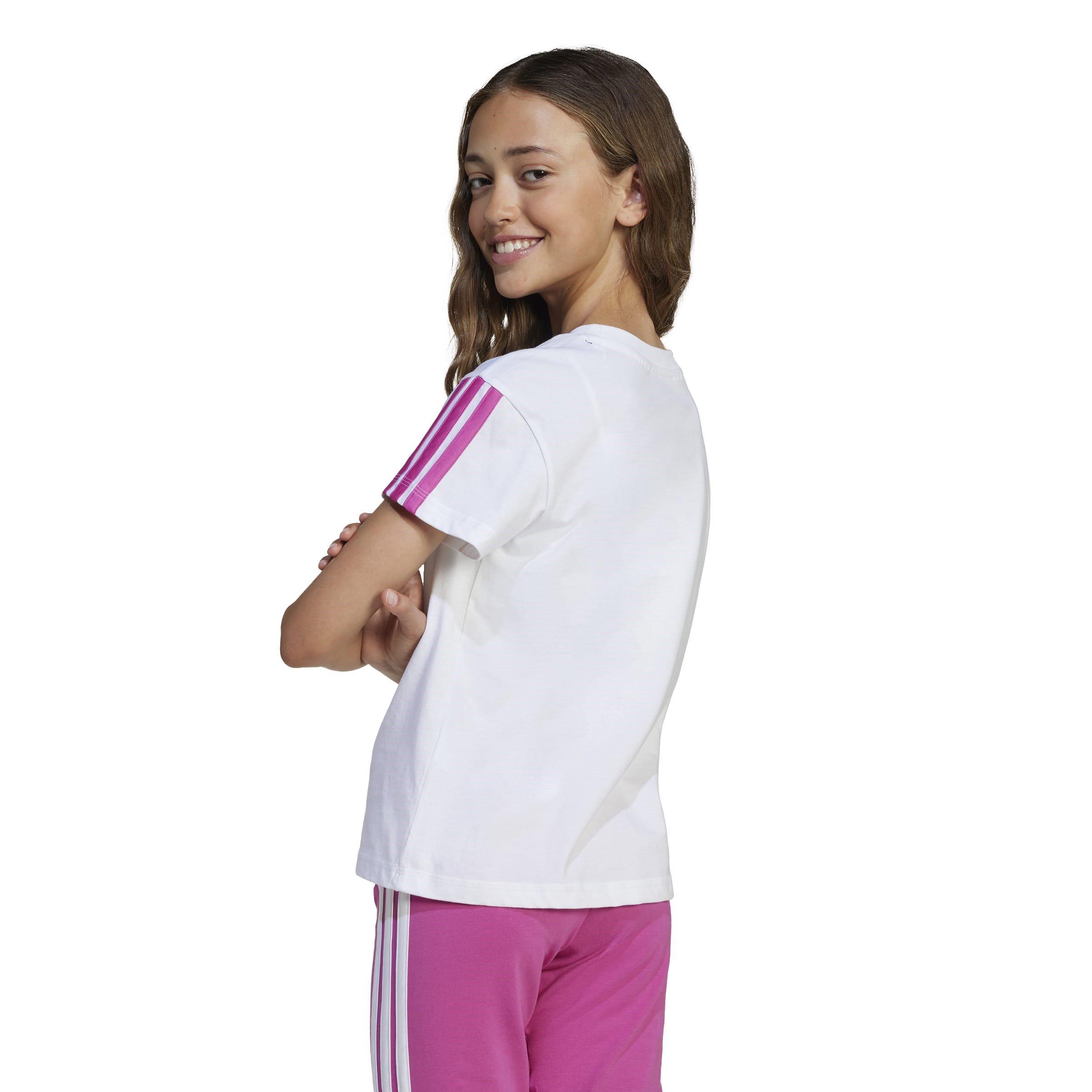 White/Fuchsia - adidas - Regular Fit T-Shirt - 3