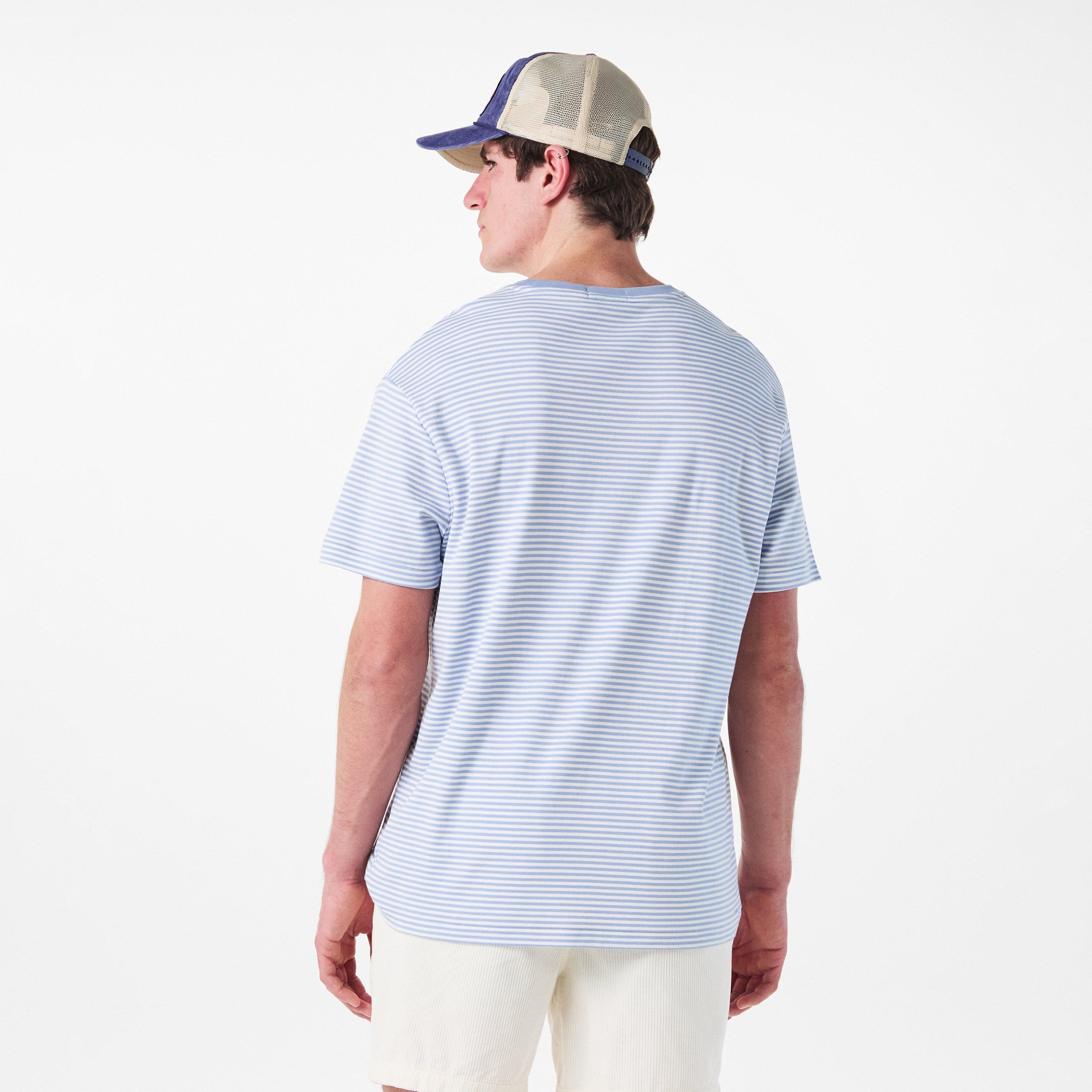 Vessel Blue - Polo Ralph Lauren - Classic Fit Striped Soft Cotton T-Shirt - 4