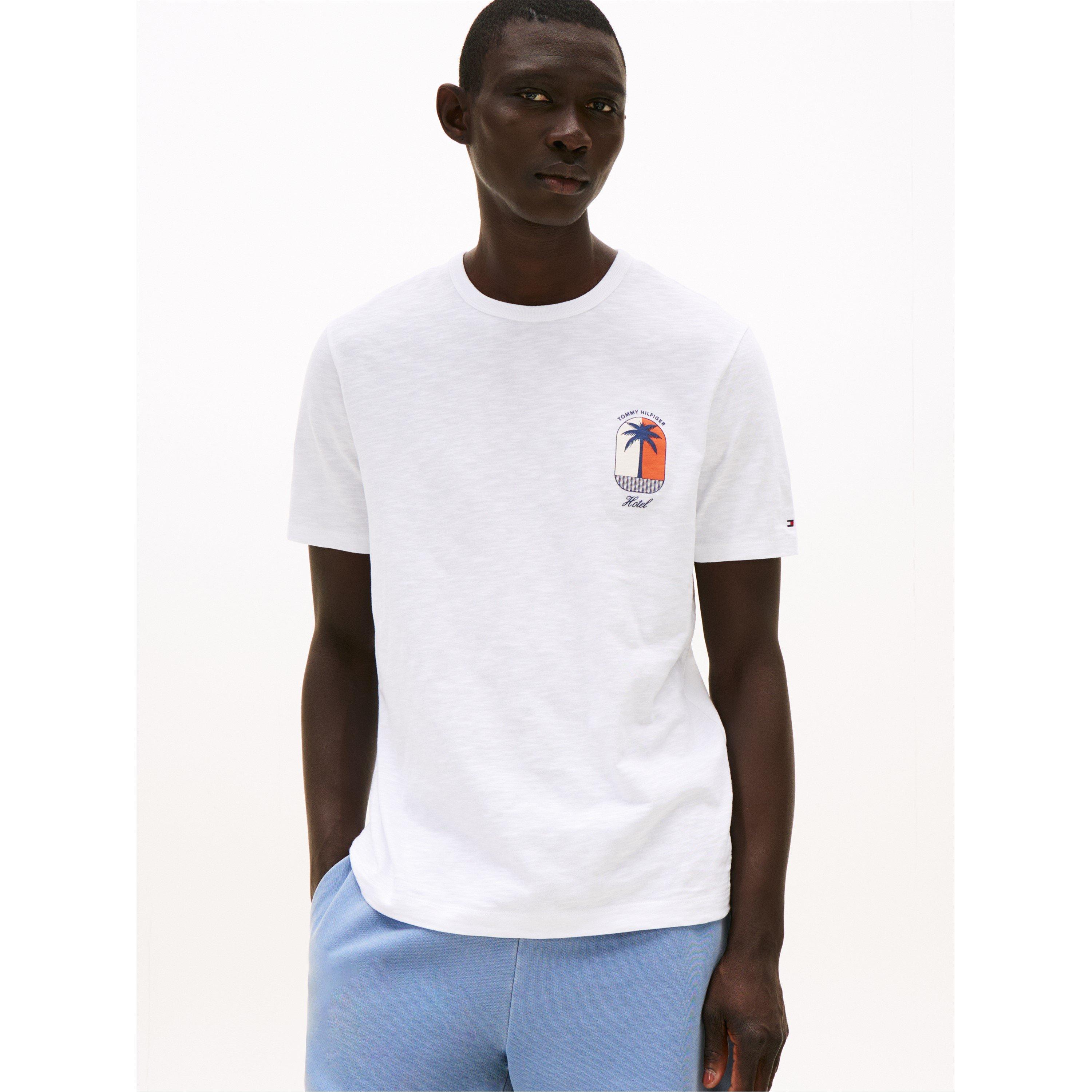 White YBR - Tommy Hilfiger - Men's Palm Regular Fit T-Shirt - 2