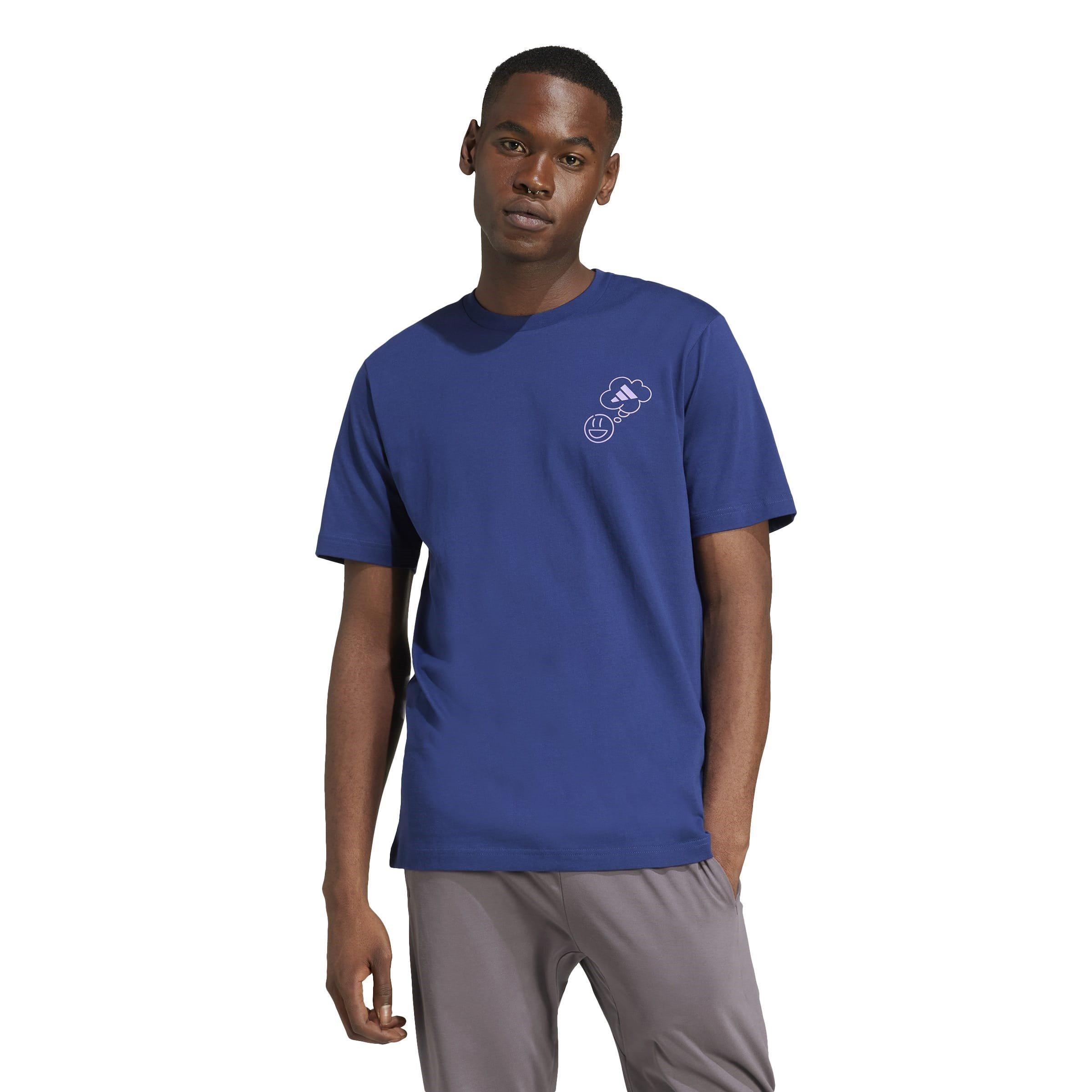 Dark Blue - adidas - Verb Regular Fit T-Shirt - 2