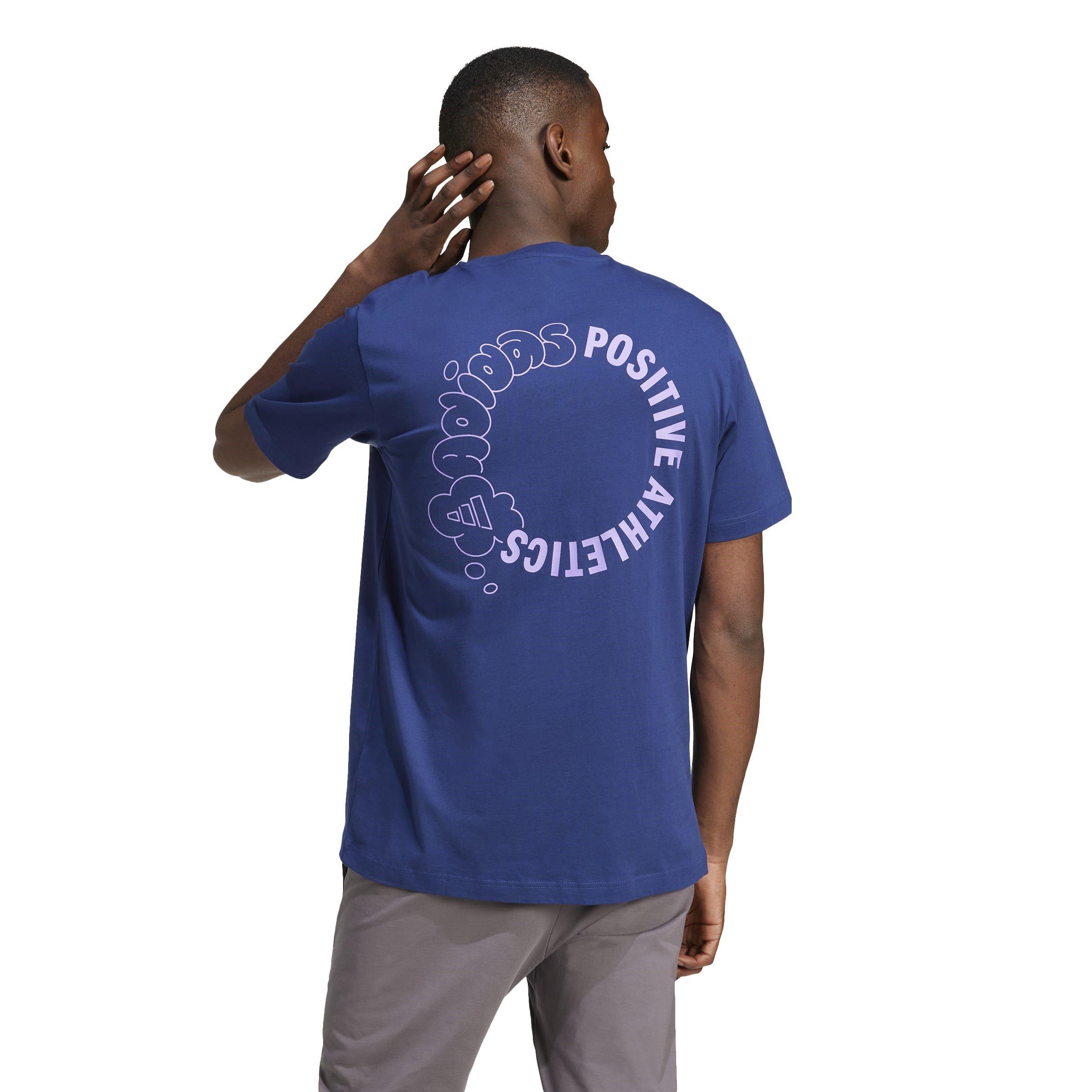 Dark Blue - adidas - Verb Regular Fit T-Shirt - 3