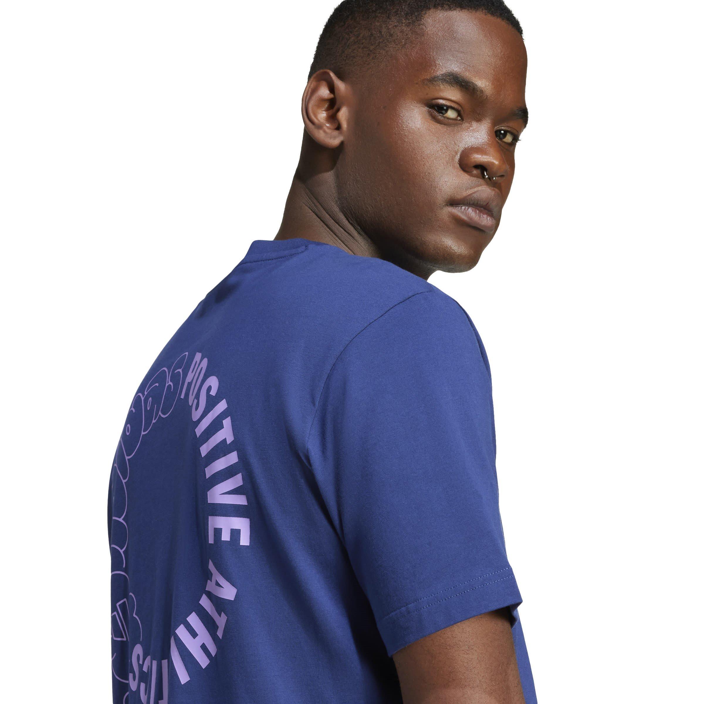 Dark Blue - adidas - Verb Regular Fit T-Shirt - 5