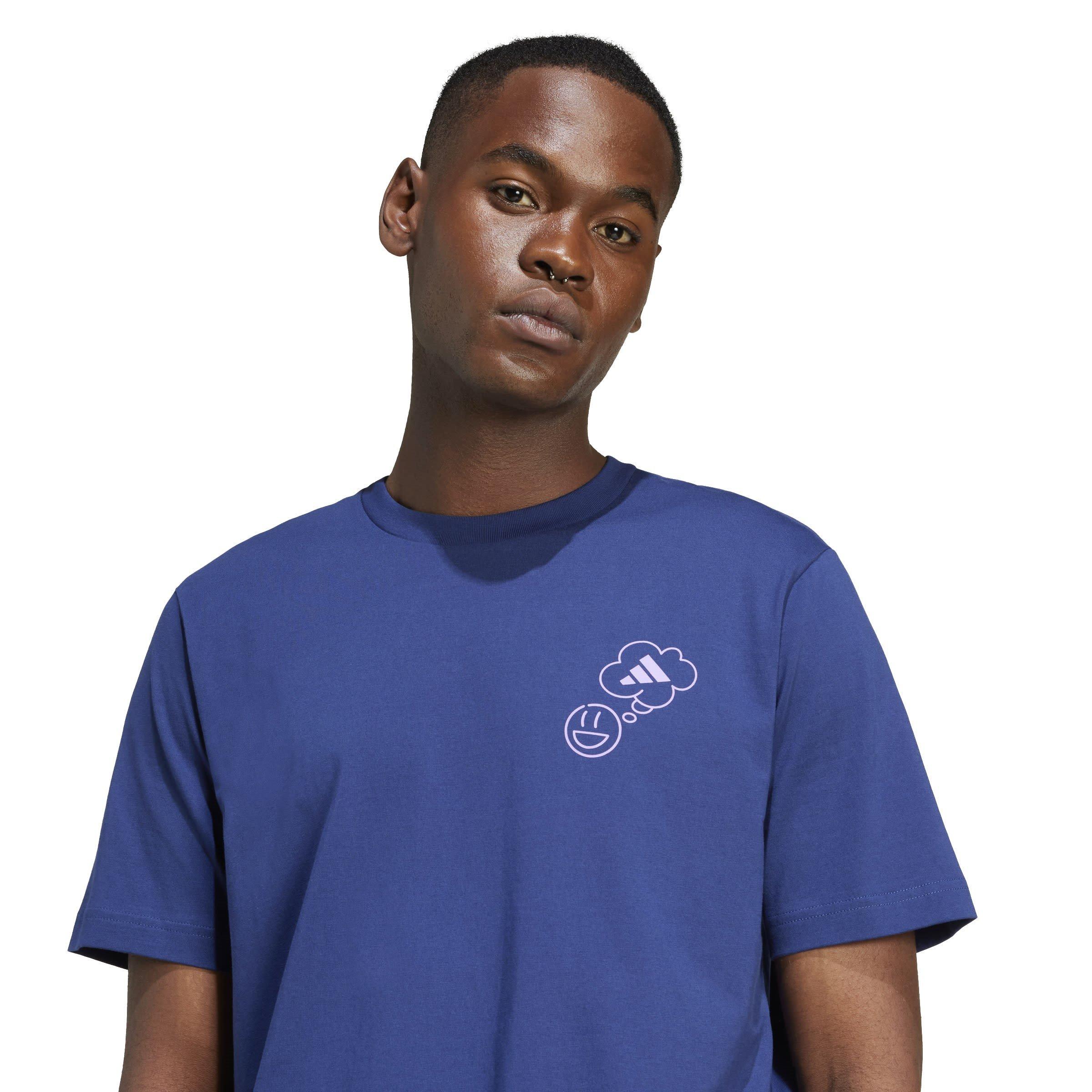 Dark Blue - adidas - Verb Regular Fit T-Shirt - 6