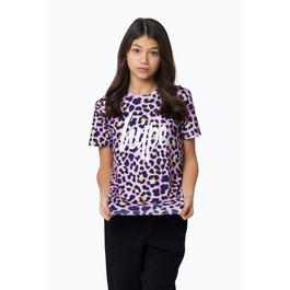 Hype Disco Leopard Regular Fit T-Shirt
