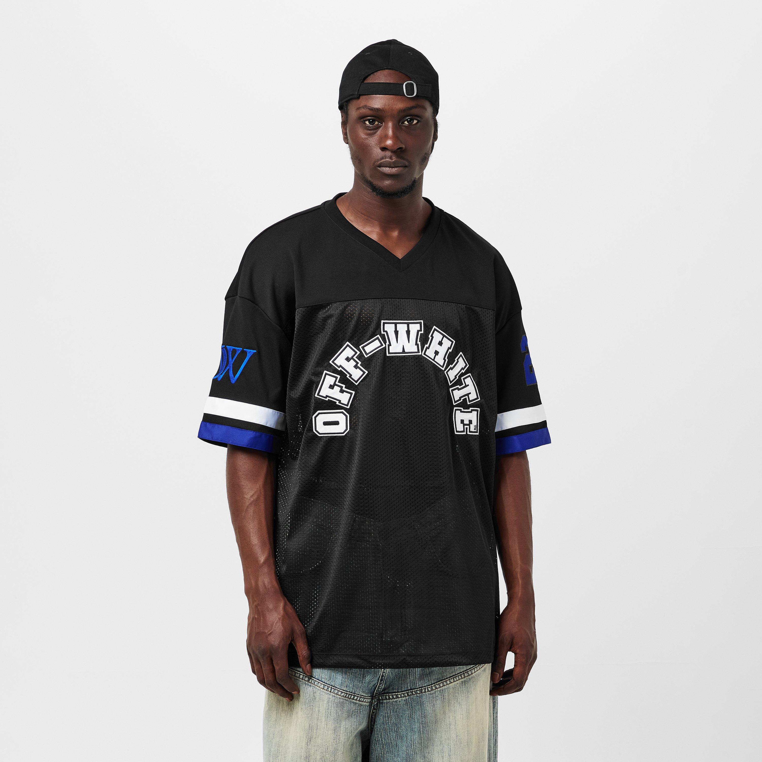 Sort/Hvid - Off White - Men's Regular Fit T-Shirt - 3