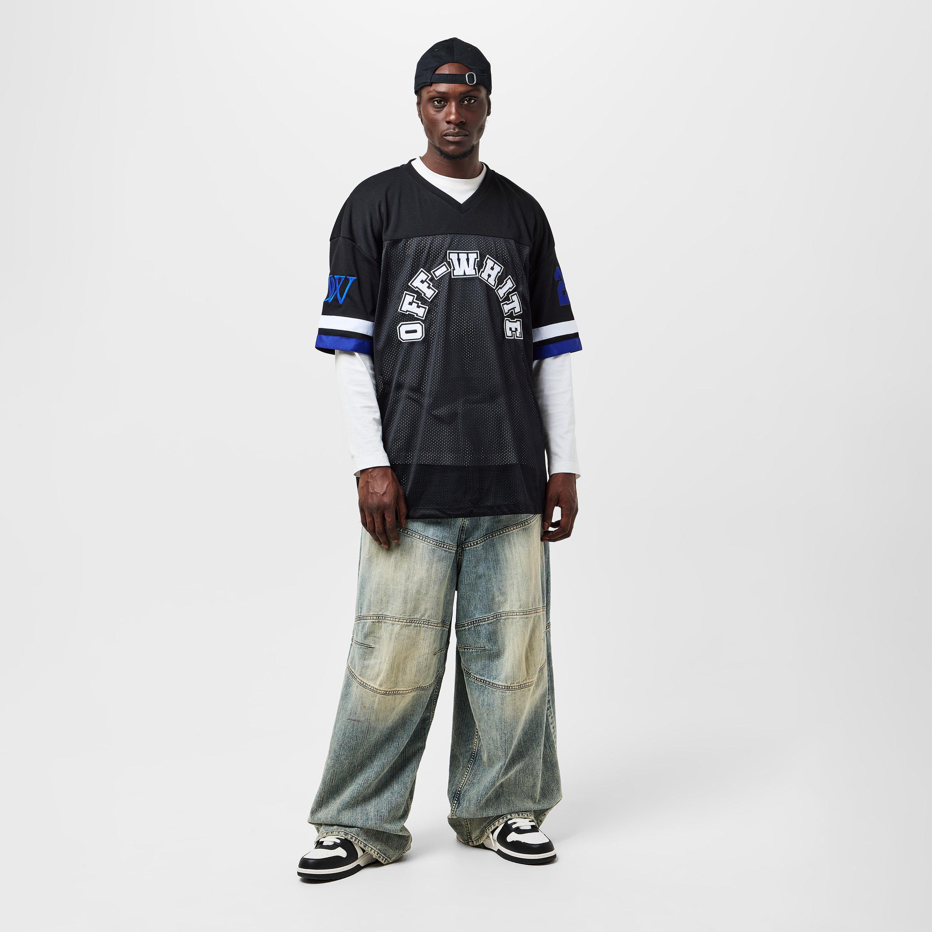 Sort/Hvid - Off White - Men's Regular Fit T-Shirt - 6