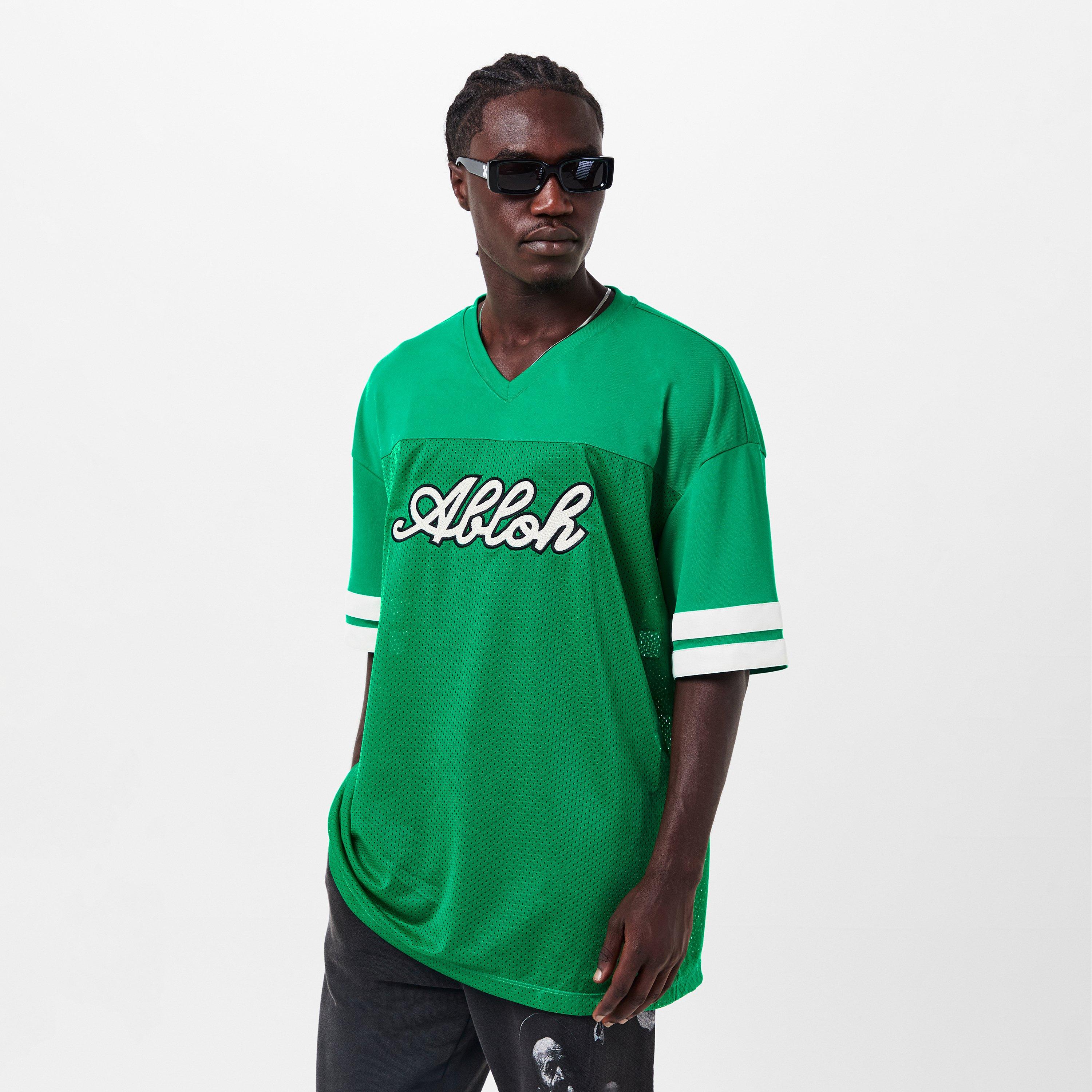 Green/White - Off White - Men's Regular Fit T-Shirt - 3