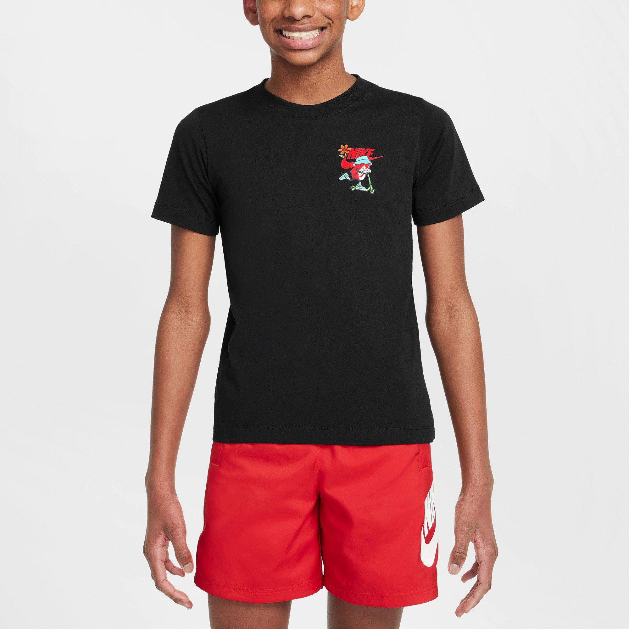 Black - Nike - Nike Sportswear Boxy Scooter Juniors T-Shirt - 2